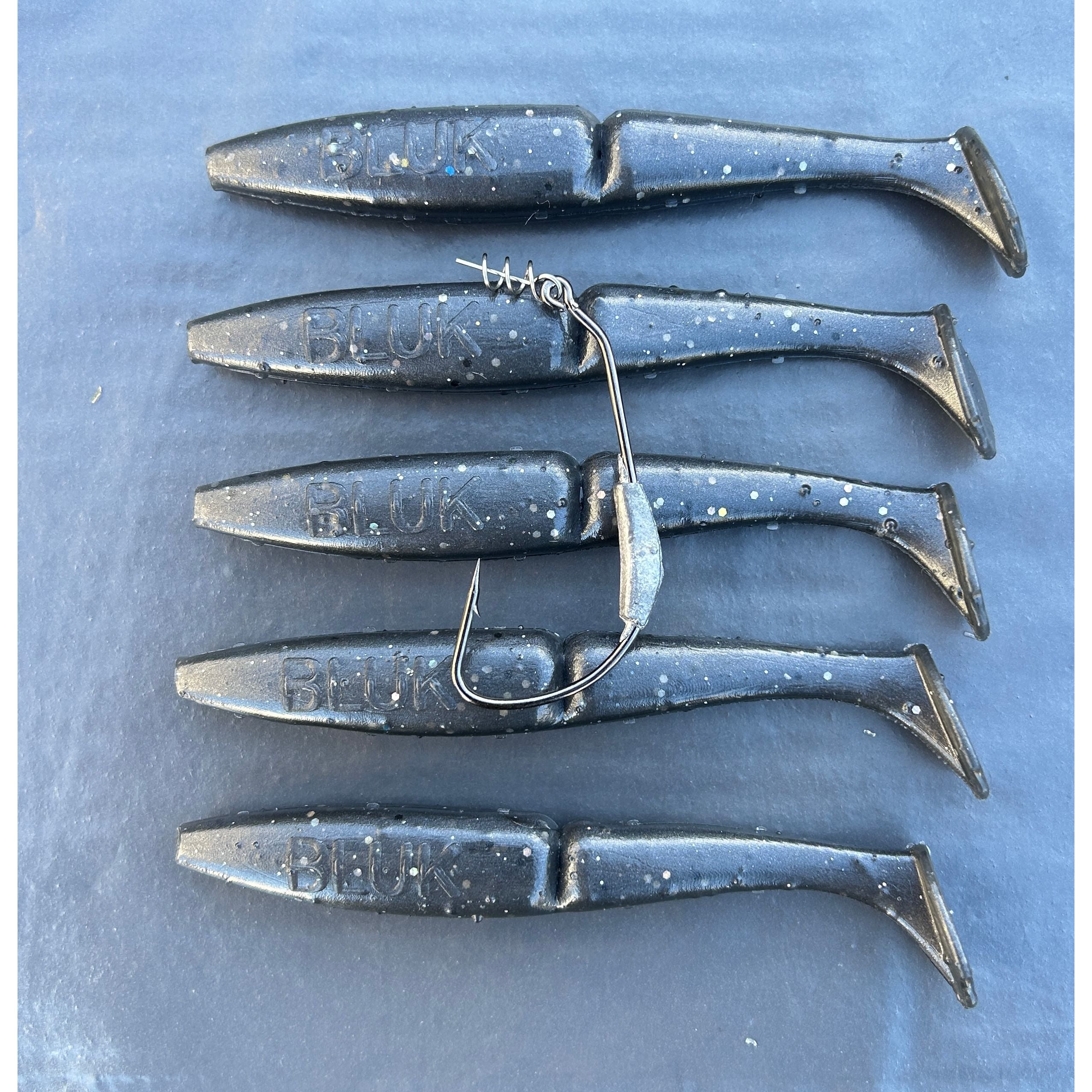 4” Handmade Cornish Split Shad Bass Lure Sets (NEW)