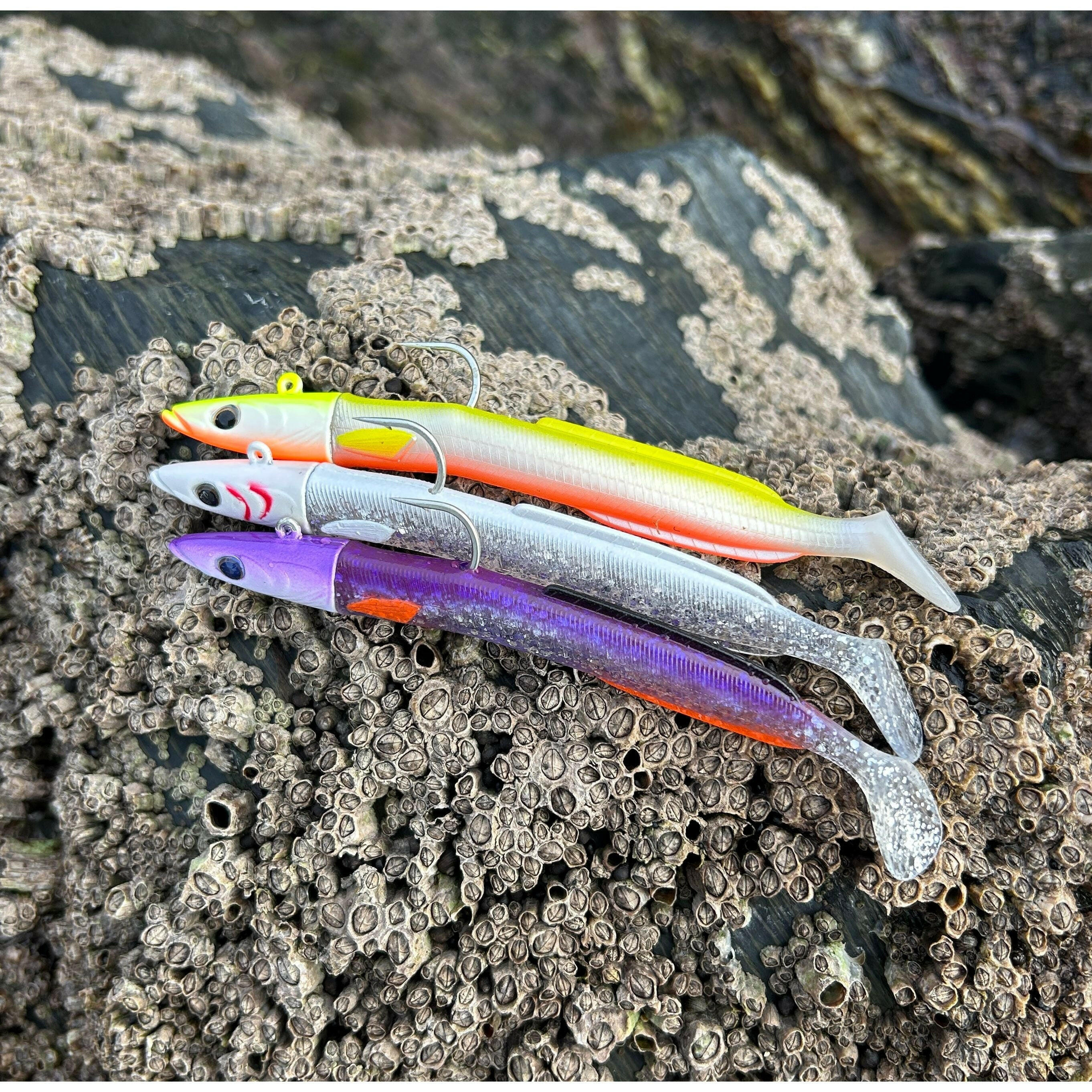 Weighted Sandeel Bass Lure 140mm 27g - Bass Lures UK