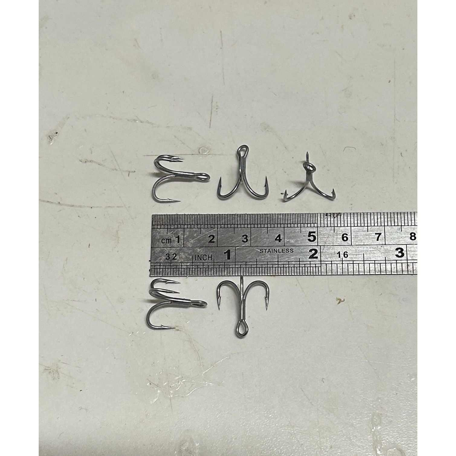 Replacement Treble Hooks for Bass Lures (Pack of 5)