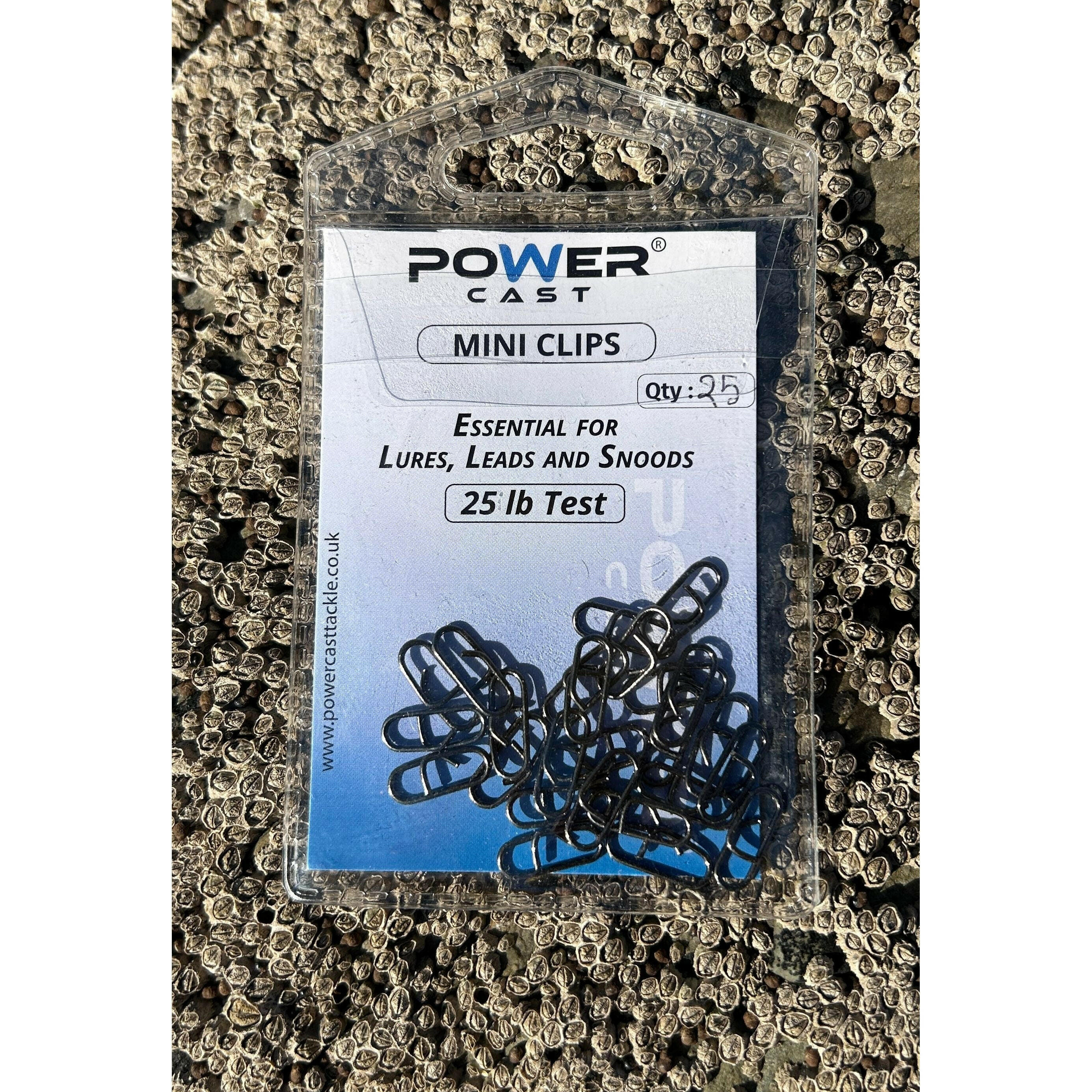 Power Cast Quick Changing Bass Lure Mini Link Clips (25 pcs)