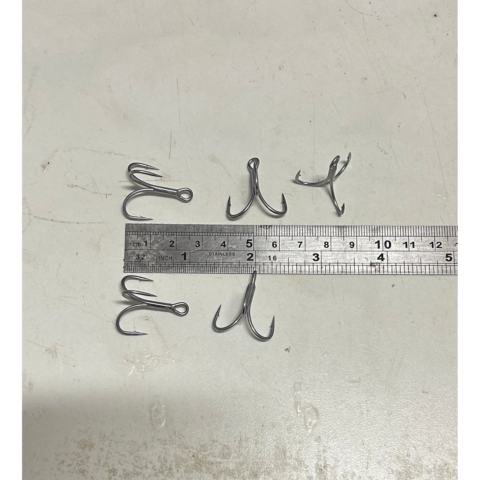 Replacement Treble Hooks for Bass Lures (Pack of 5)