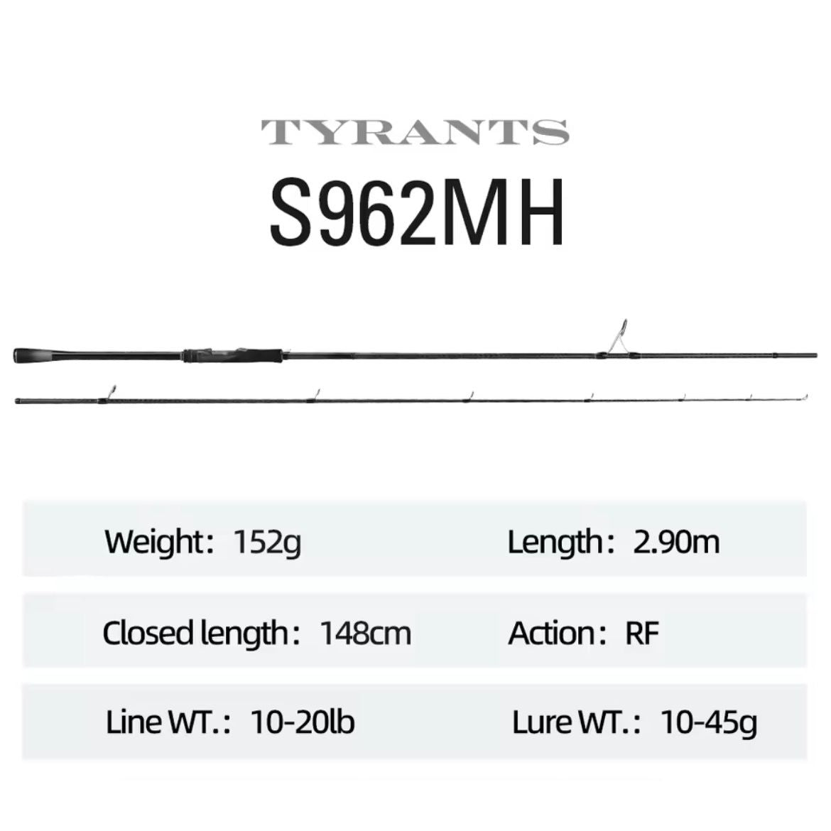 Tyrants Bass Rod Range