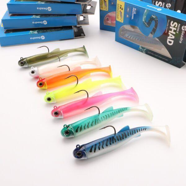 SEADRA PADDLE SHAD DOUBLE COMBO BASS LURE SET (NEW 2025) | Bass Lures UK