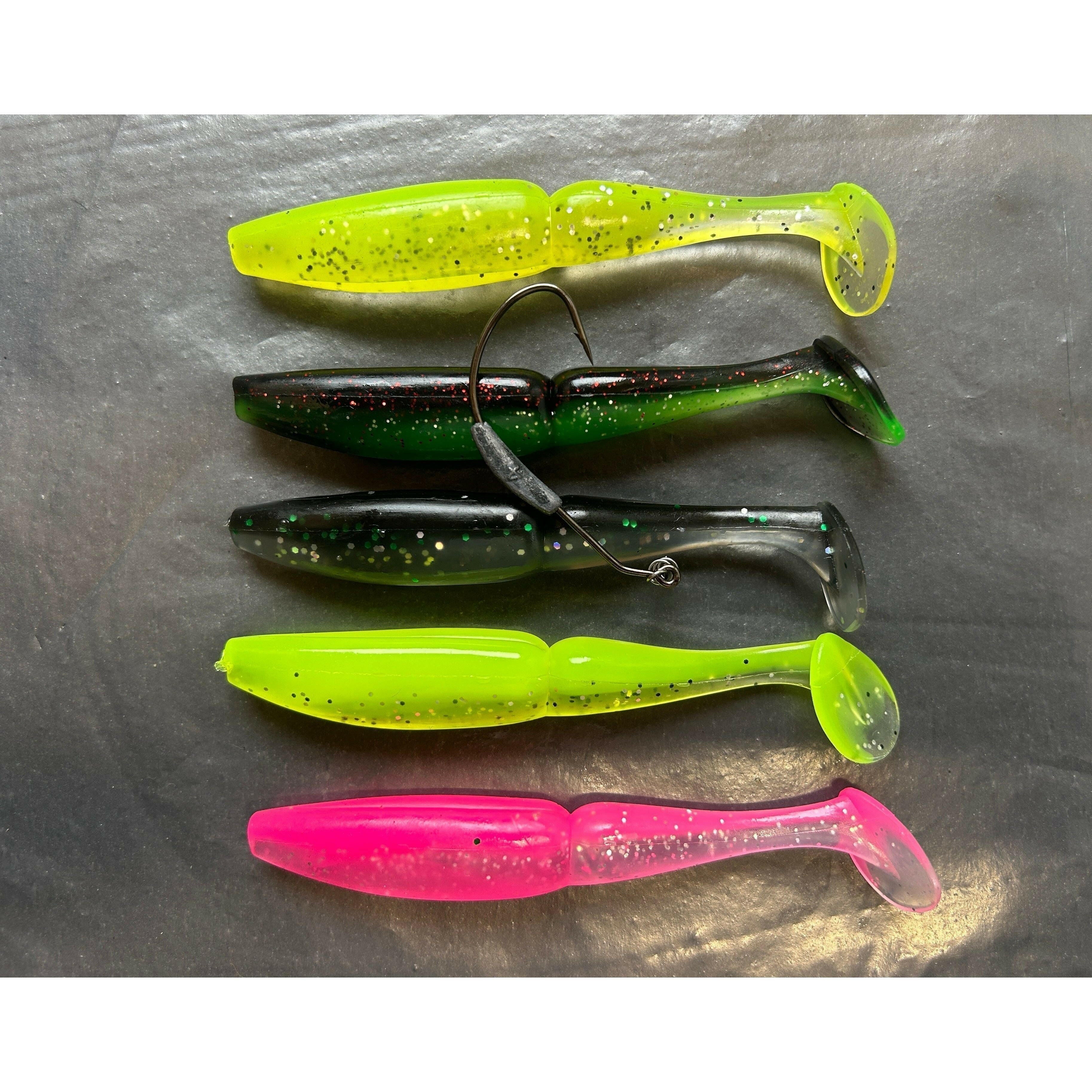 Split Shad Bass Lure Sets 120mm 19g - Bass Lures UK