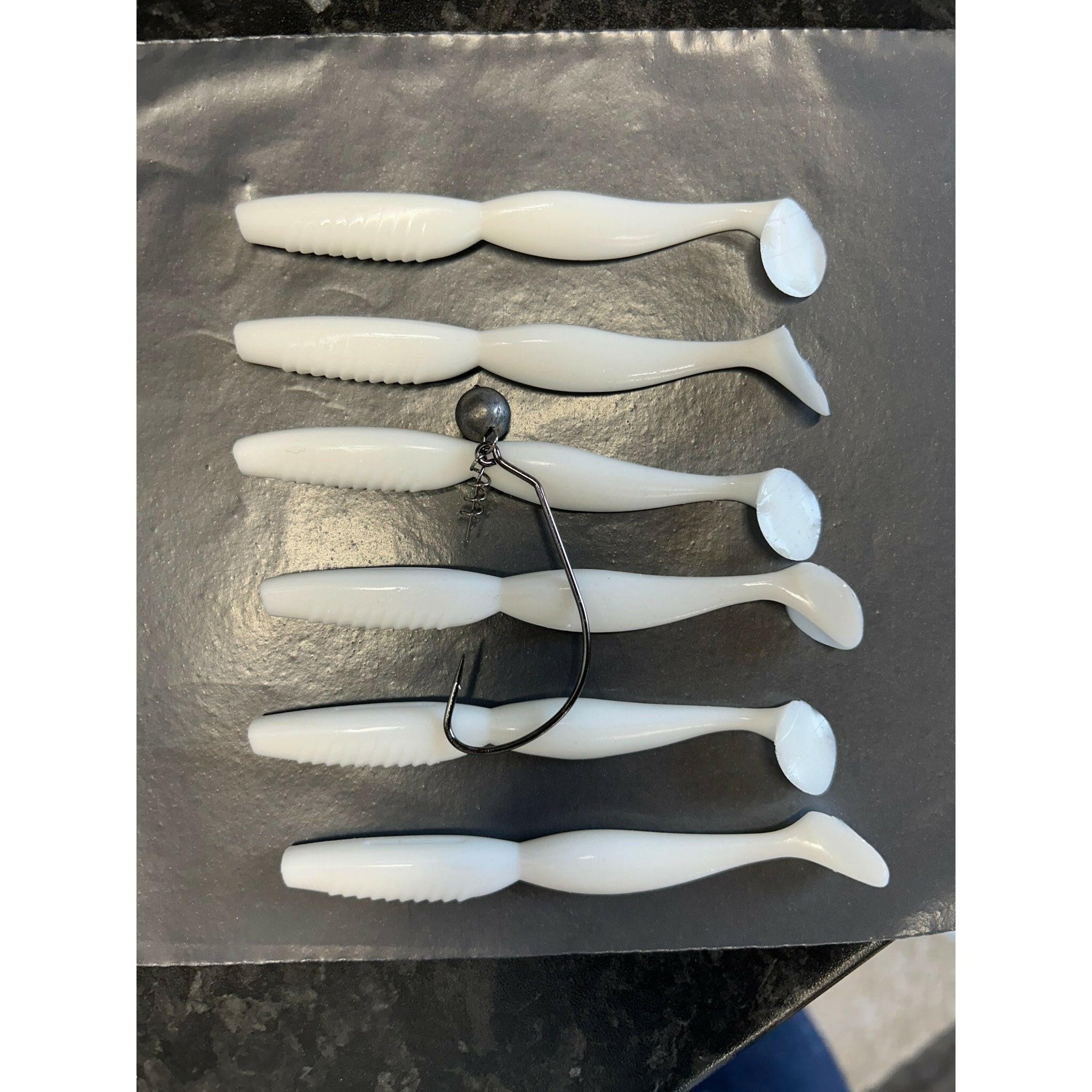 5” & 4” Spindle Paddletail Spinning Bass Lure Sets - Bass Lures UK