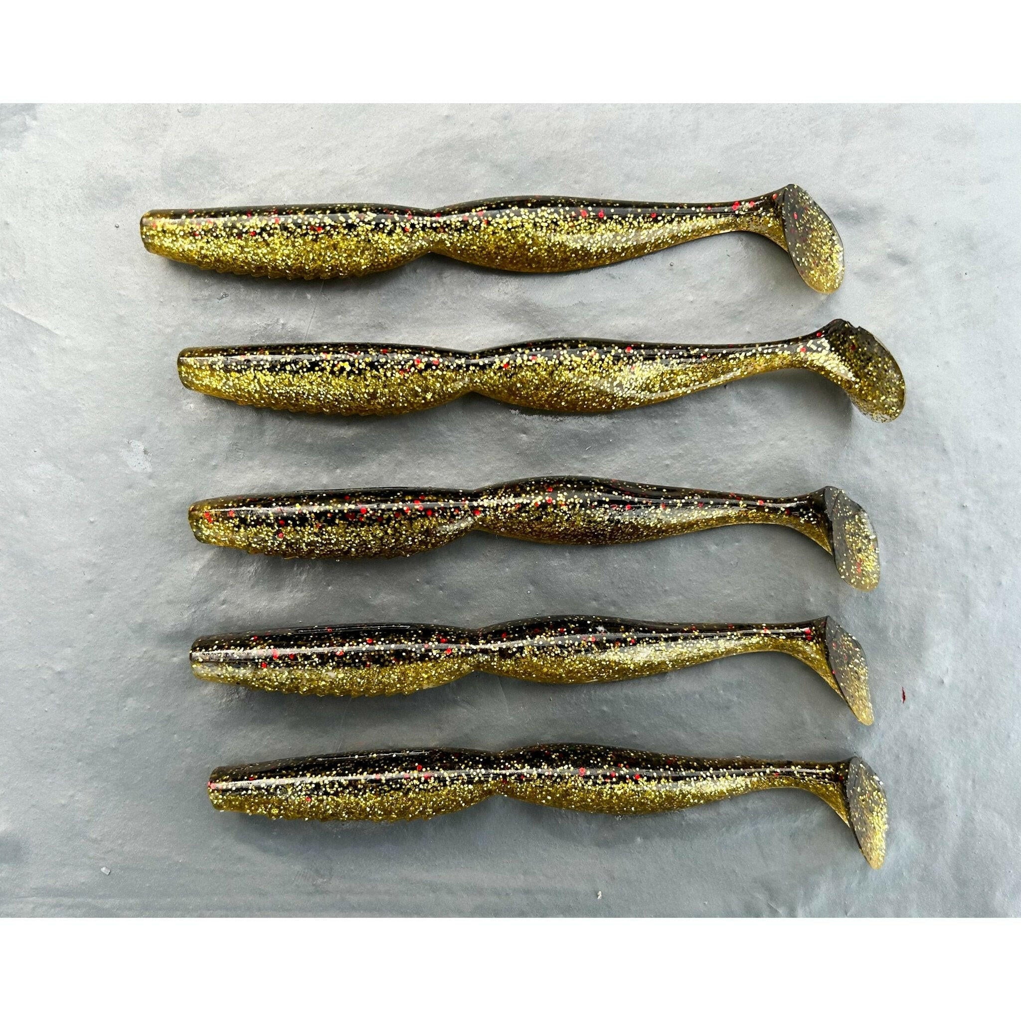 5” & 4” Spindle Paddletail Spinning Bass Lure Sets - Bass Lures UK