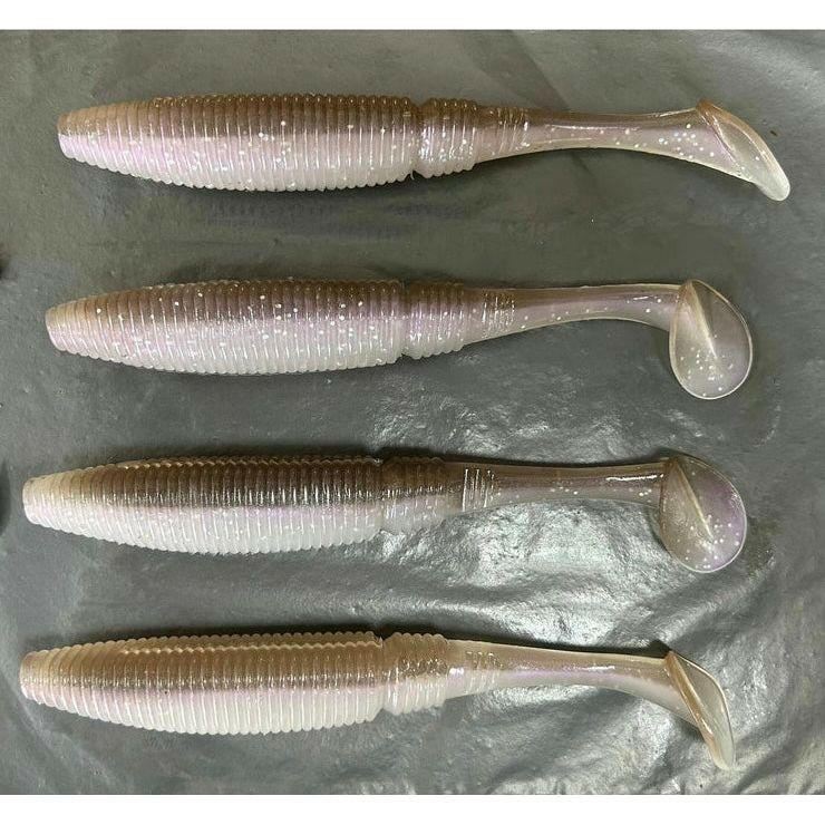 5” Ribbed Shad Bass Lure Sets - Bass Lures UK