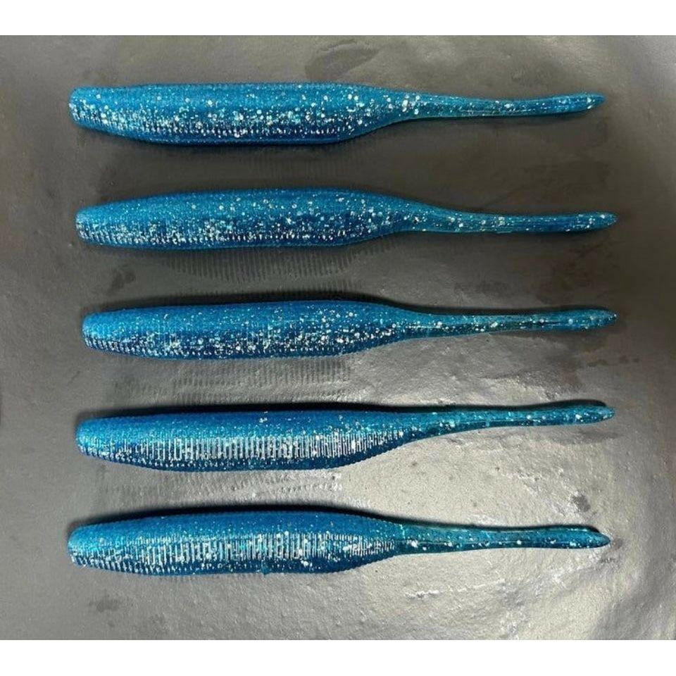 5” Stick Tail Bass Lure Sets - Bass Lures UK