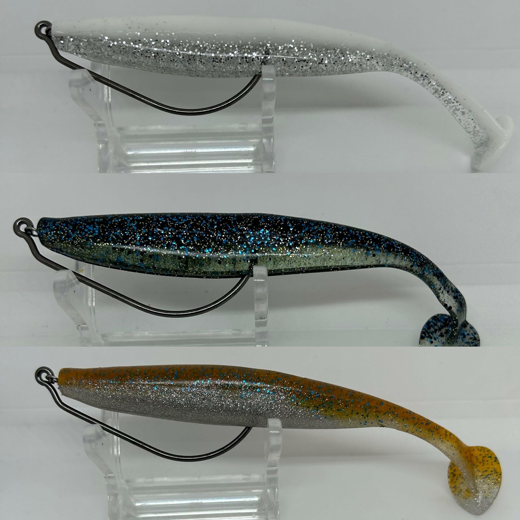 5” T - Tail Soft Bass Lure Sets - Bass Lures UK