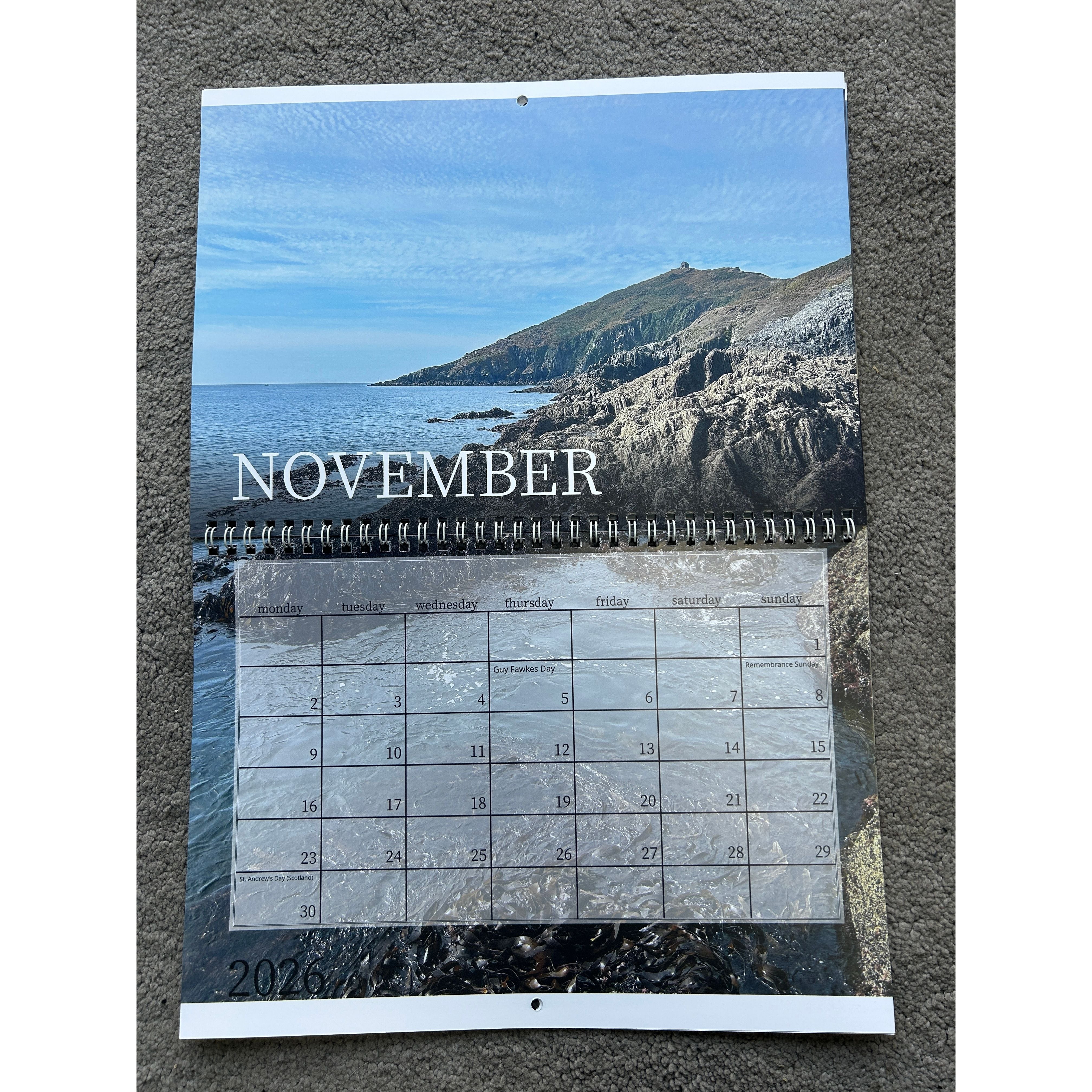 2026 South East Cornwall Calendar