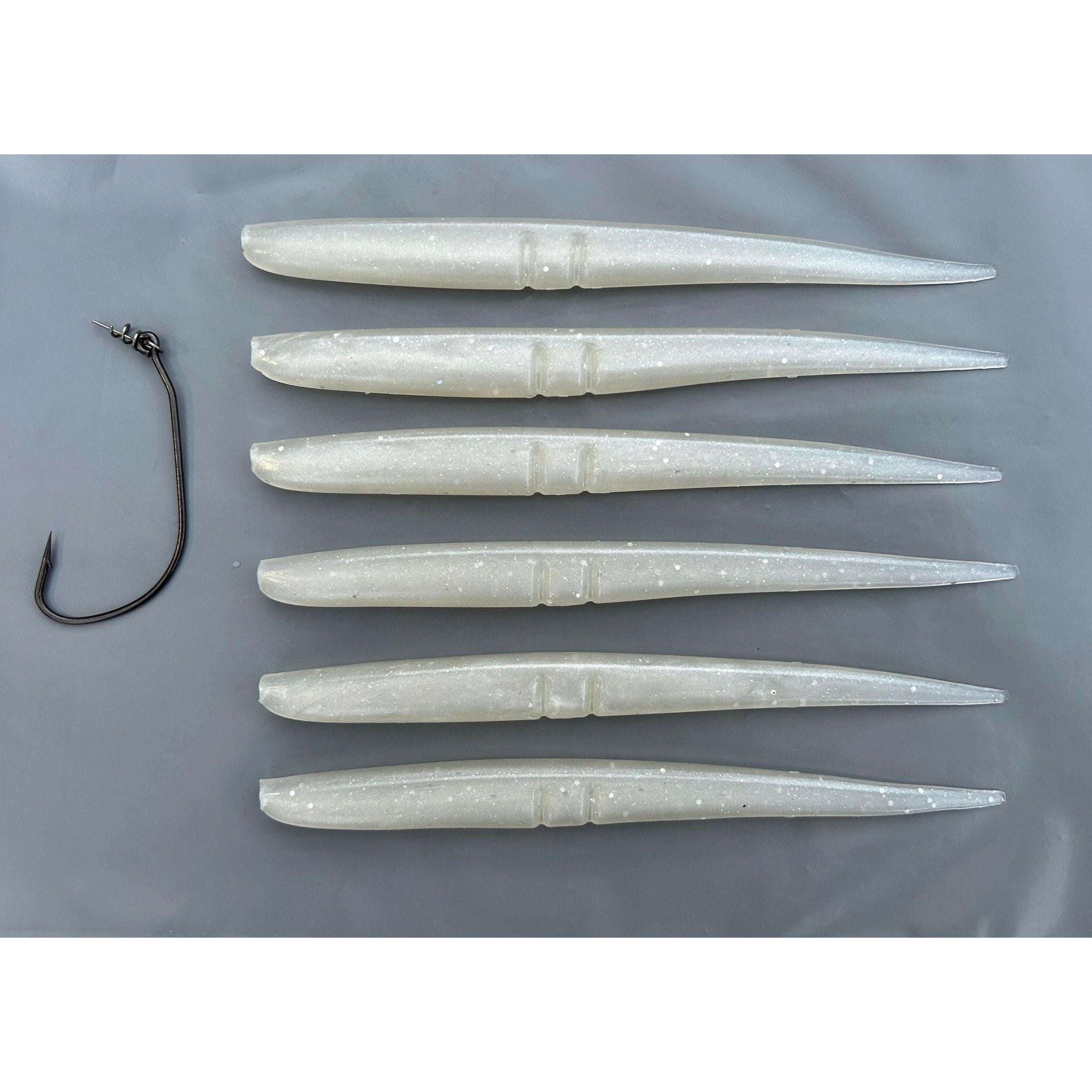 6” Handmade Cornish Slug Bass Lure Sets - Bass Lures UK