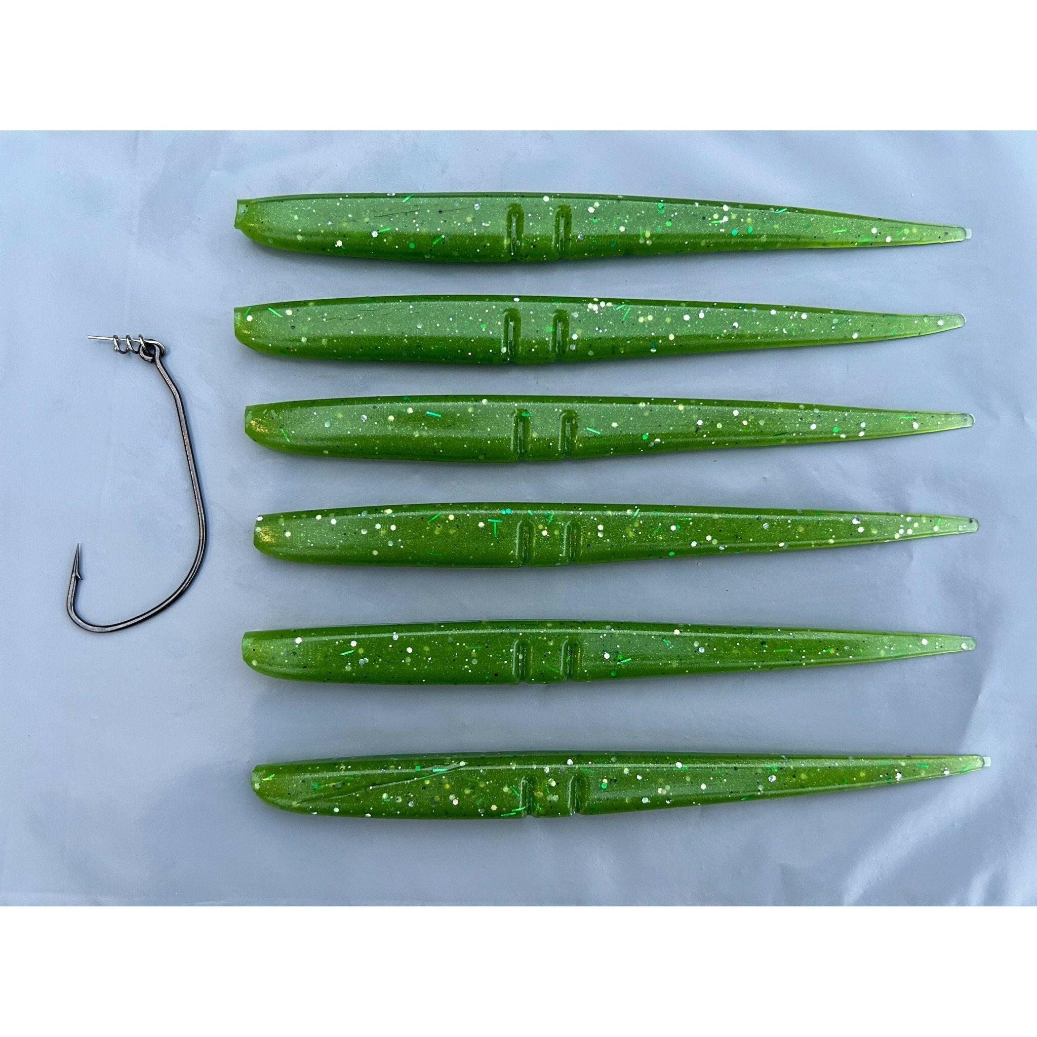 6” Handmade Cornish Slug Bass Lure Sets - Bass Lures UK