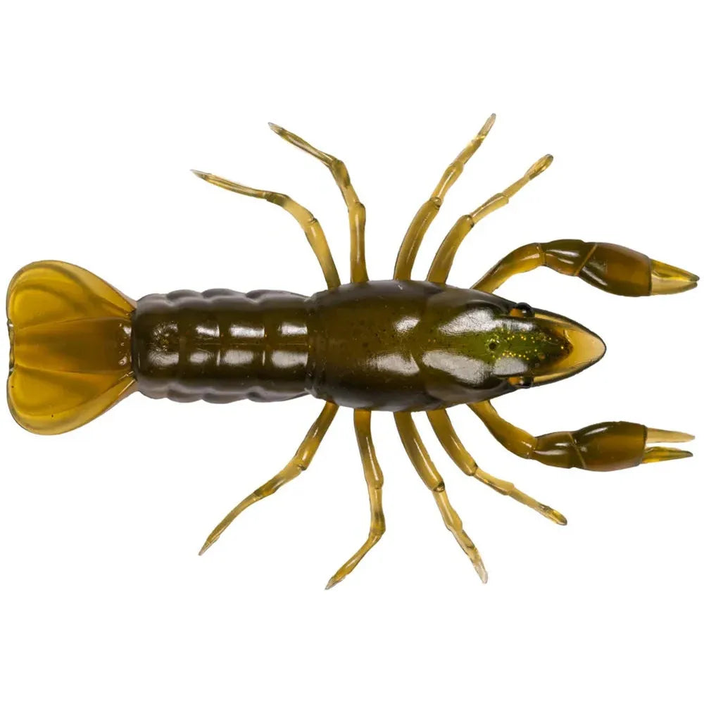 Live Target Crawfish Soft Plastic Bass Lure Packs (inc 1 hook)