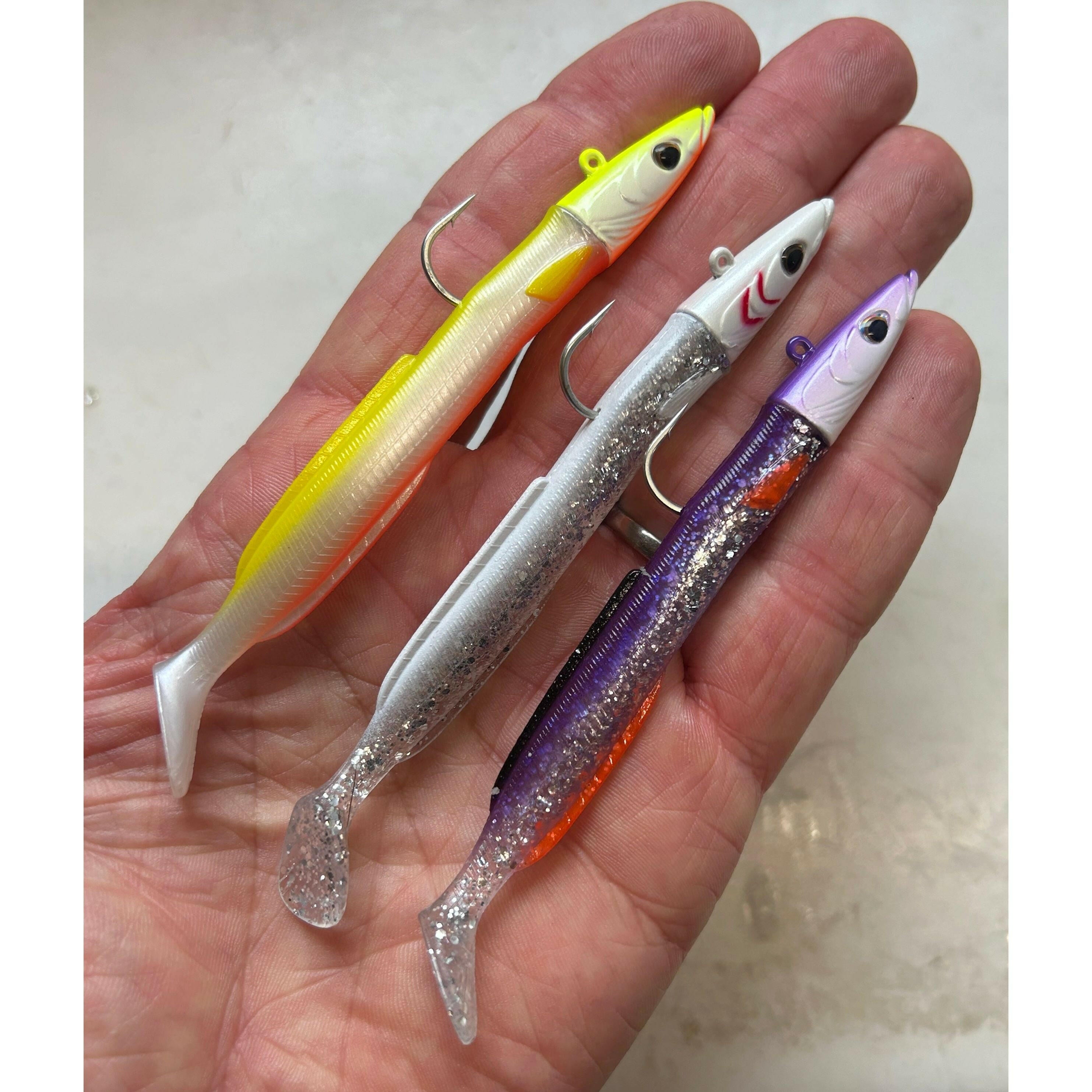 Weighted Sandeel Bass Lure 140mm 27g - Bass Lures UK
