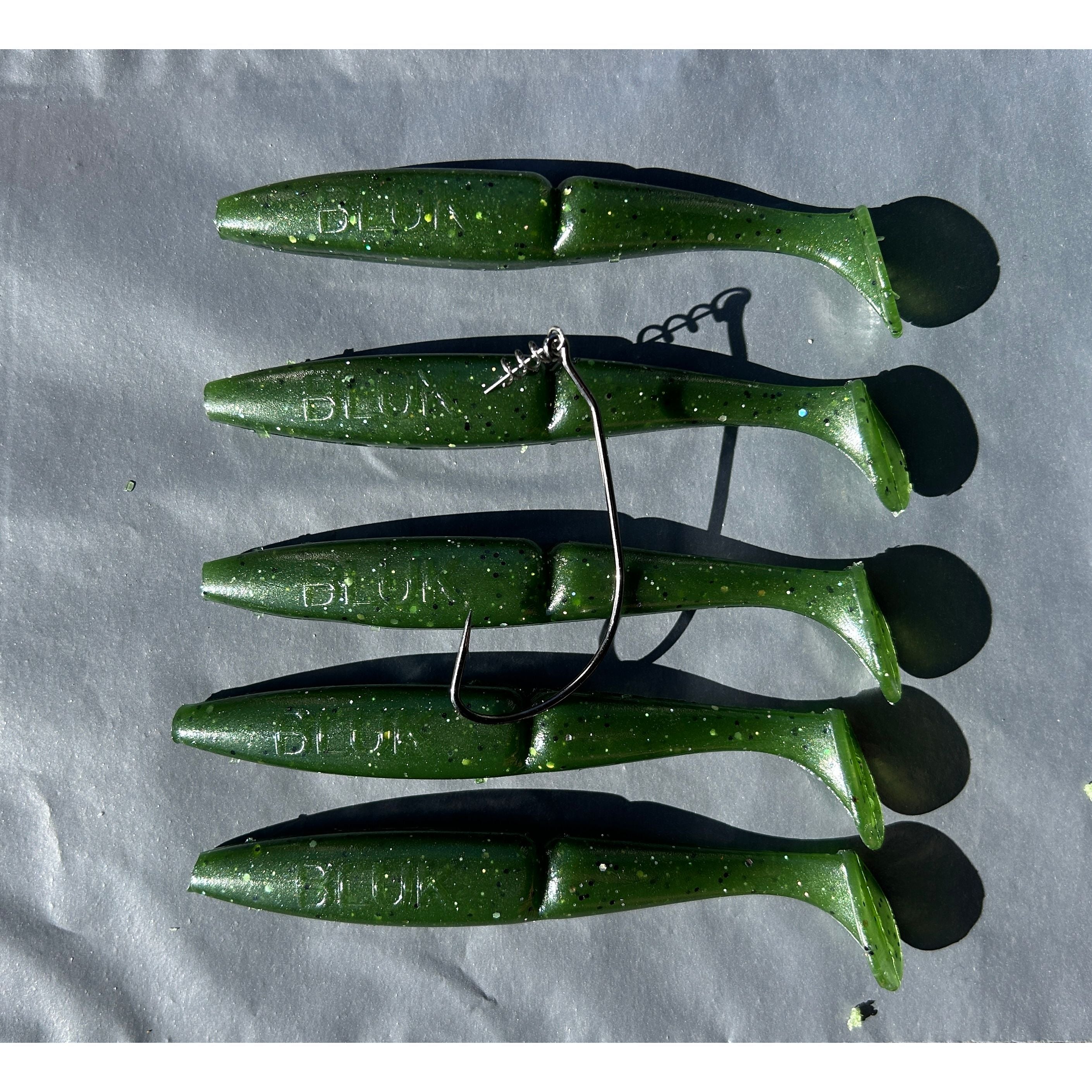 4” Handmade Cornish Split Shad Bass Lure Sets (The Locals Lure)