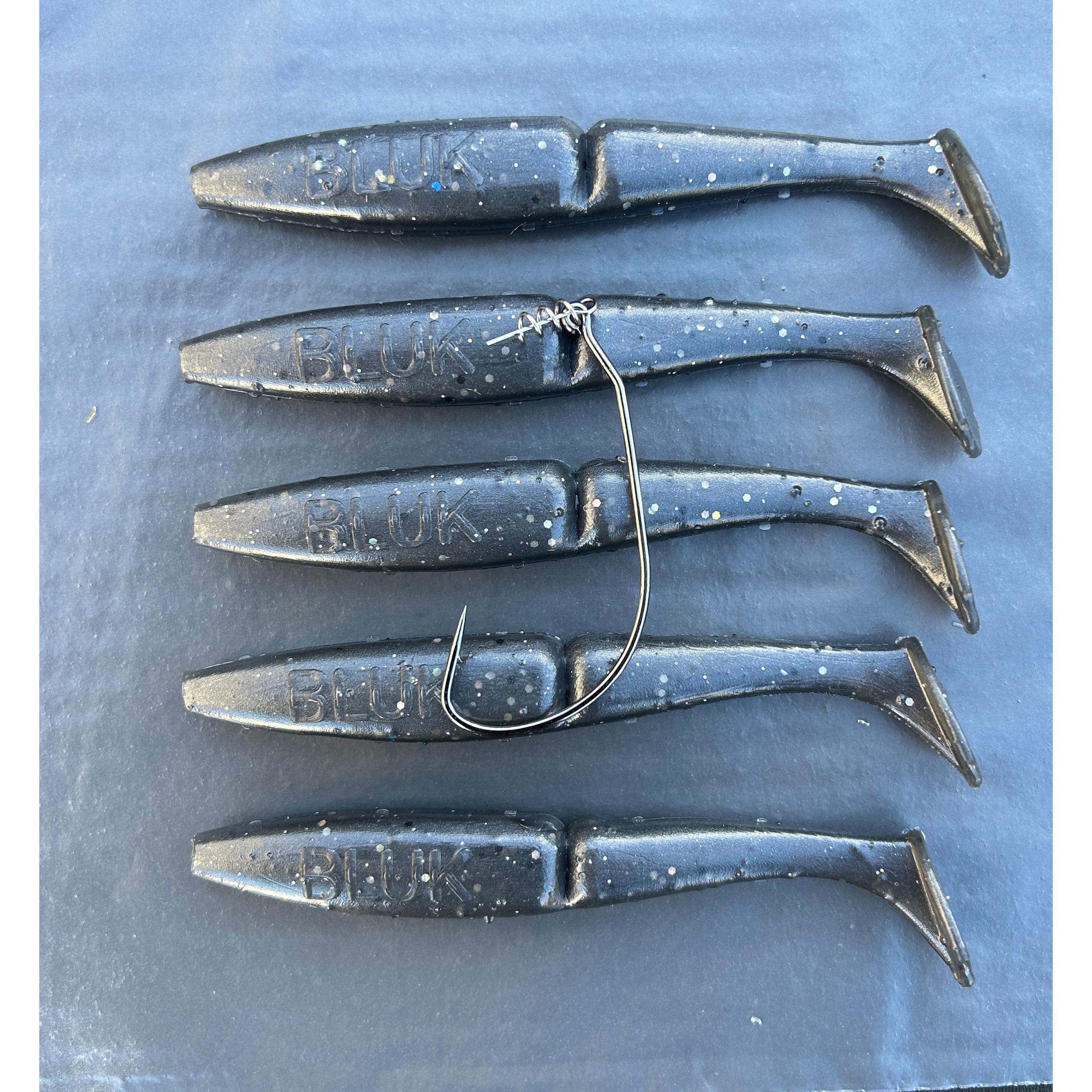 4” Handmade Cornish Split Shad Bass Lure Sets (NEW)