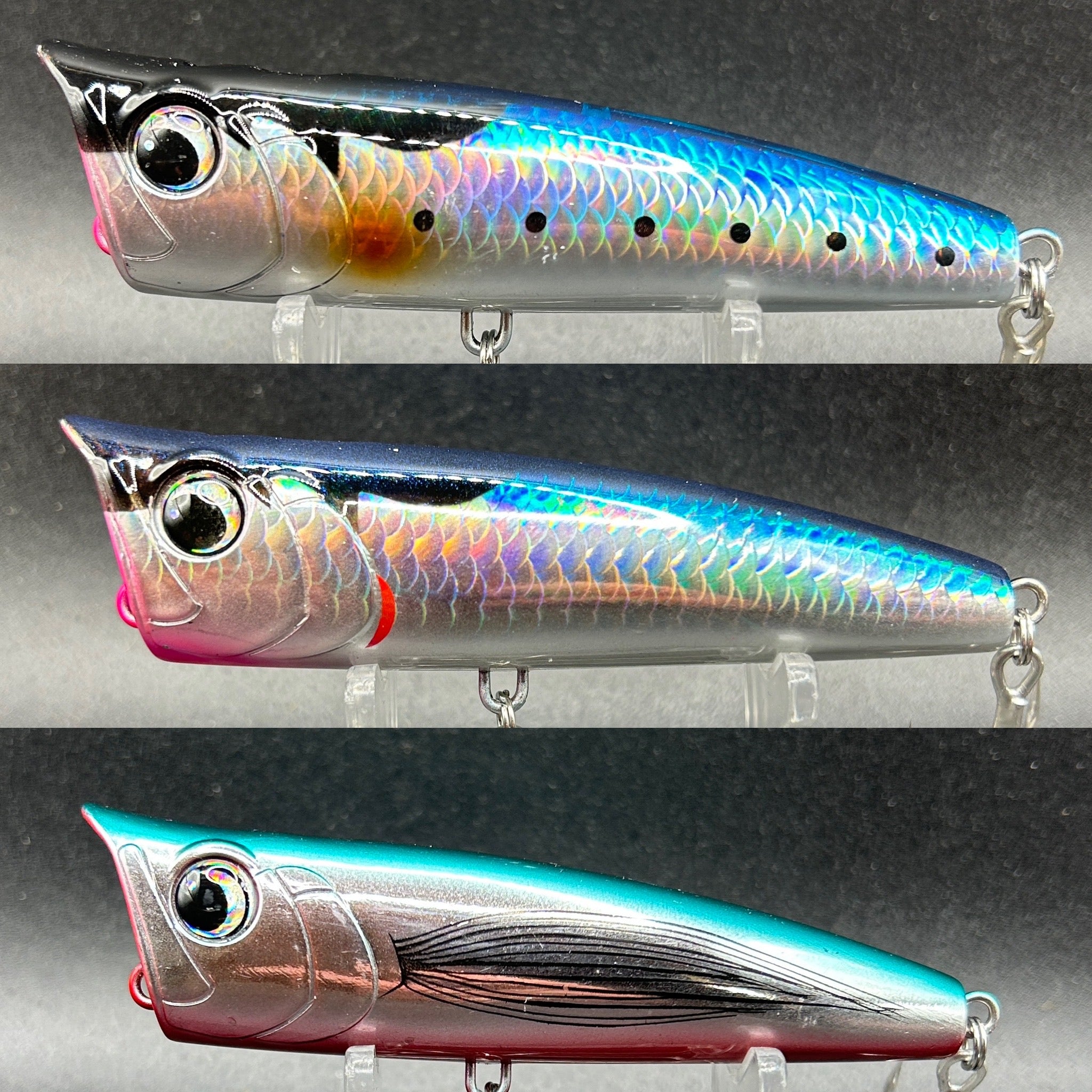 bass poppers lures Small Surface Rattle Splash Bass Lure Popper 90mm 23g