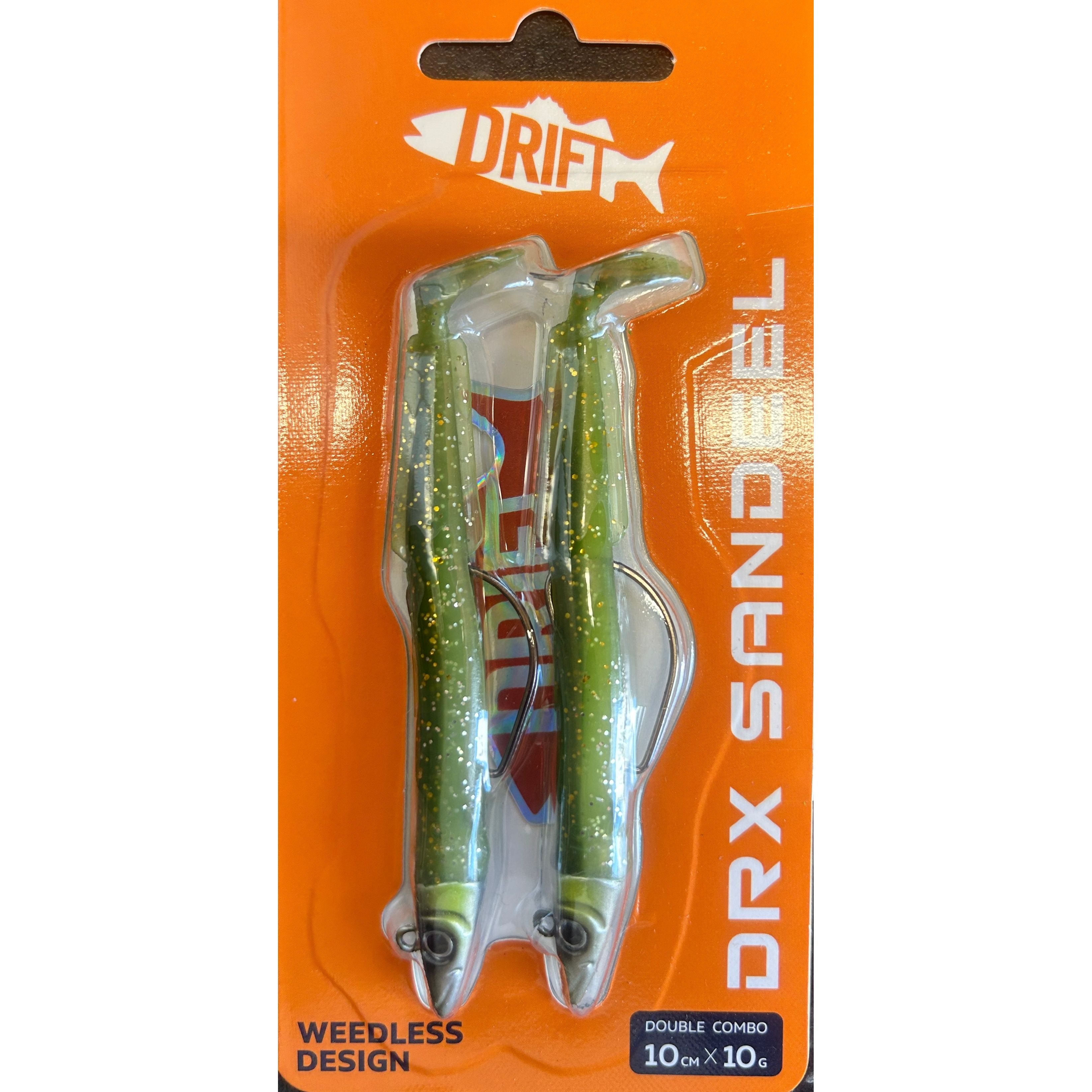 Drift DRX Weedless Sandeel Double Combo Bass Lure