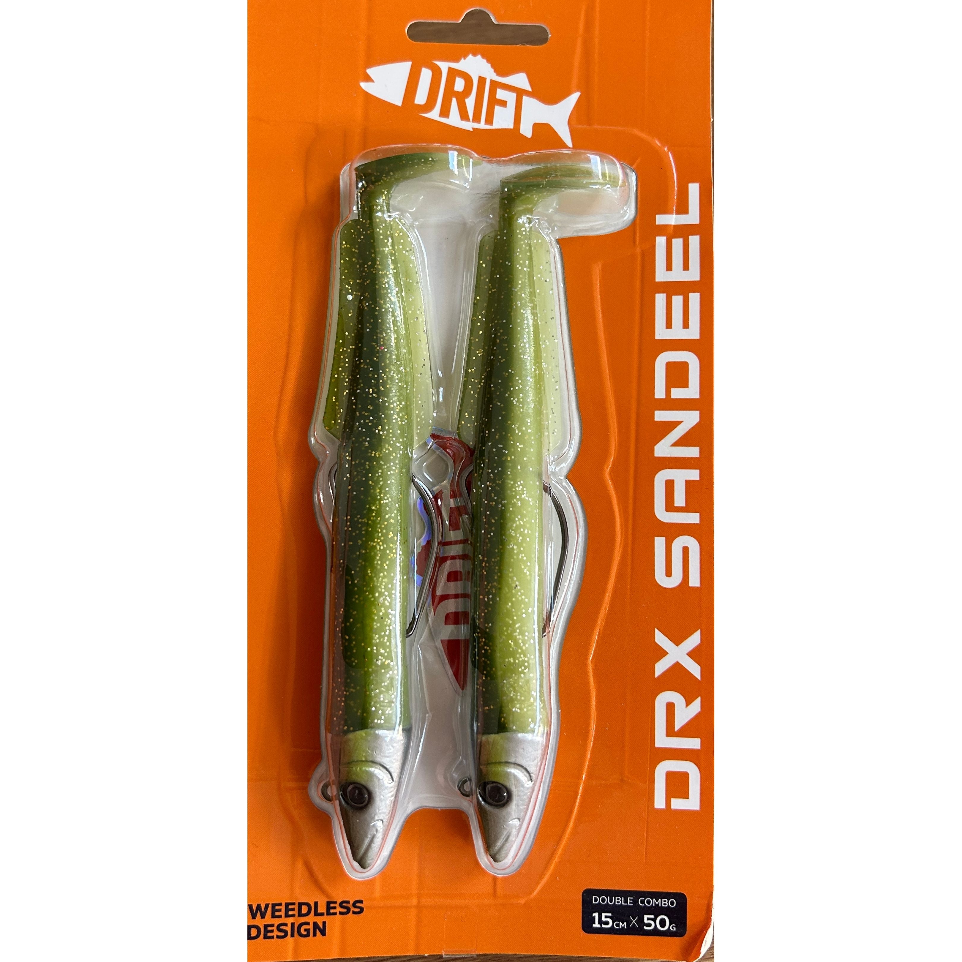 Drift DRX Weedless Sandeel Double Combo Bass Lure