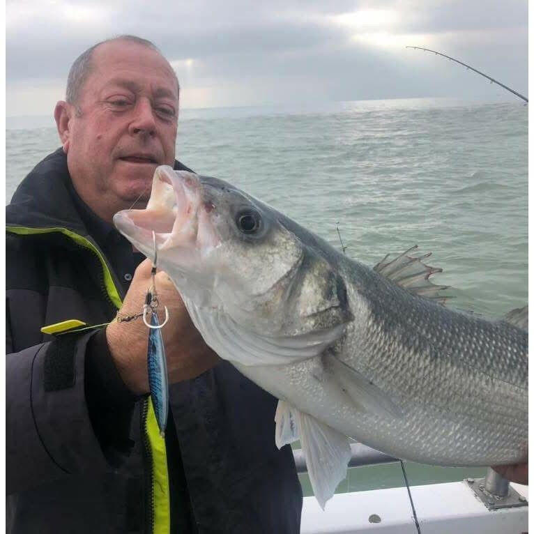 Seadra Slow Aqua - Drop Bass Lure Boat Jig (Slowey Joey) - Bass Lures UK