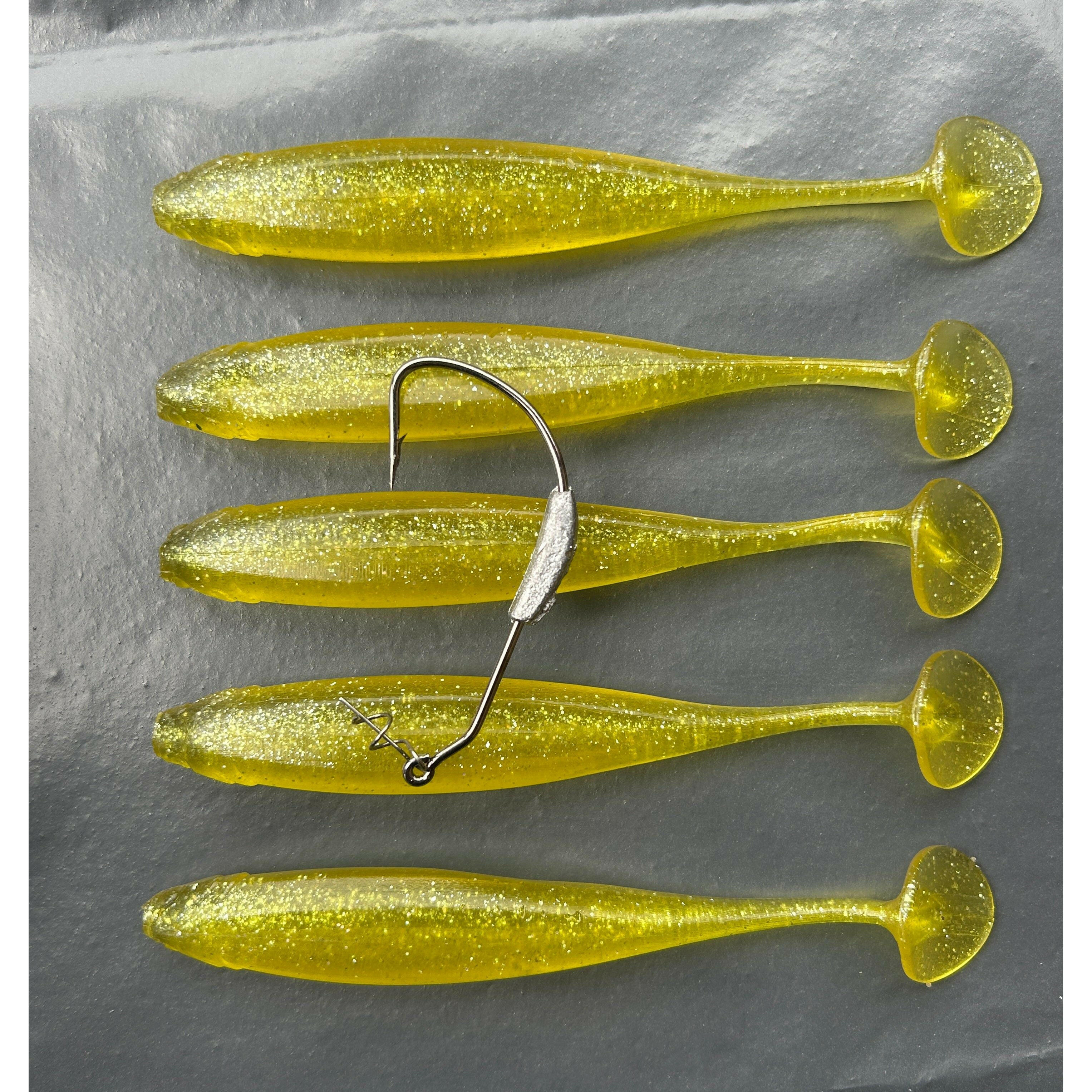 4.5” Handmade Cornish Shads Bass Lure Sets | Bass Lures UK
