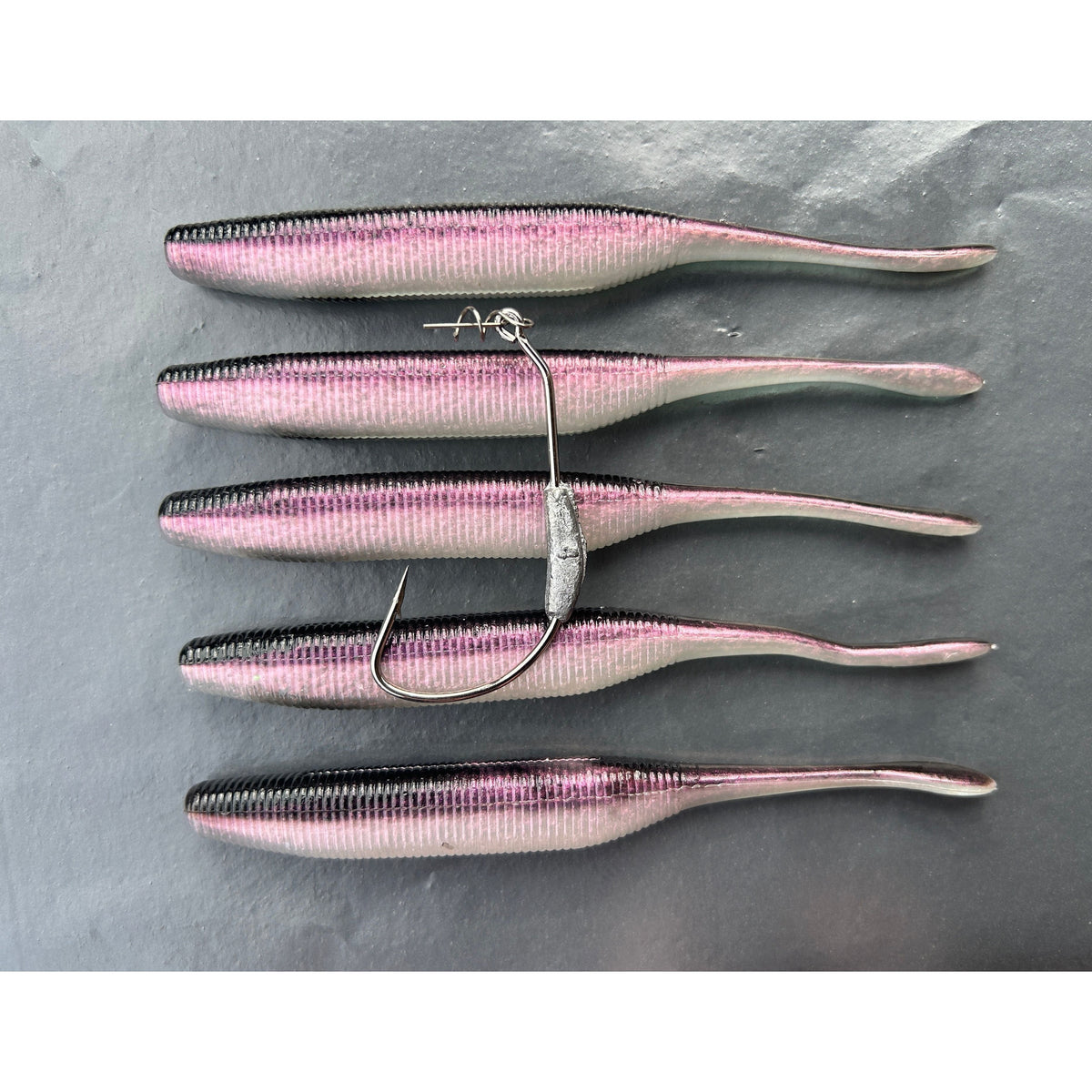 5” Stick Tail Bass Lure Sets - Bass Lures UK