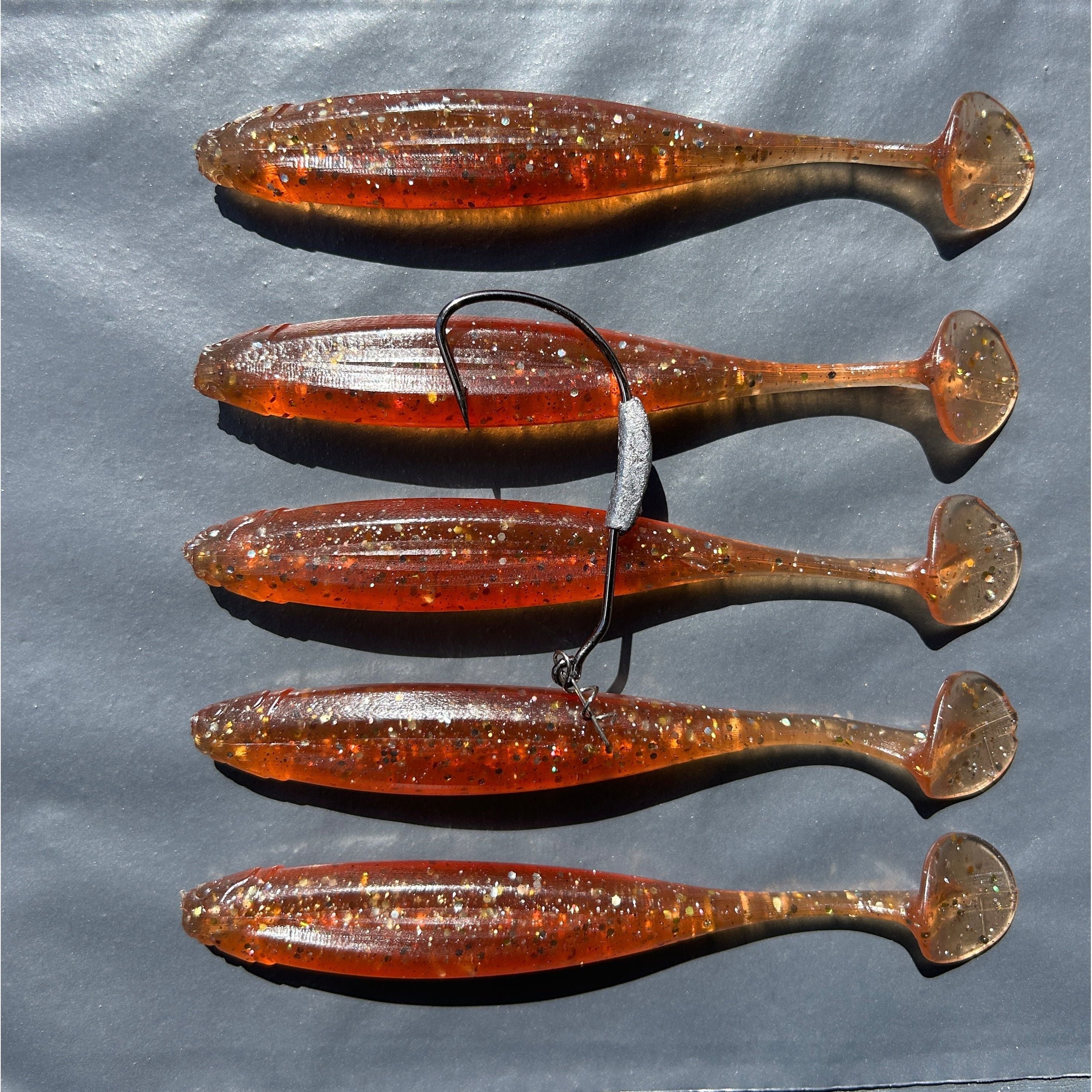 4.5” Handmade Cornish Shads Bass Lure Sets | Bass Lures UK