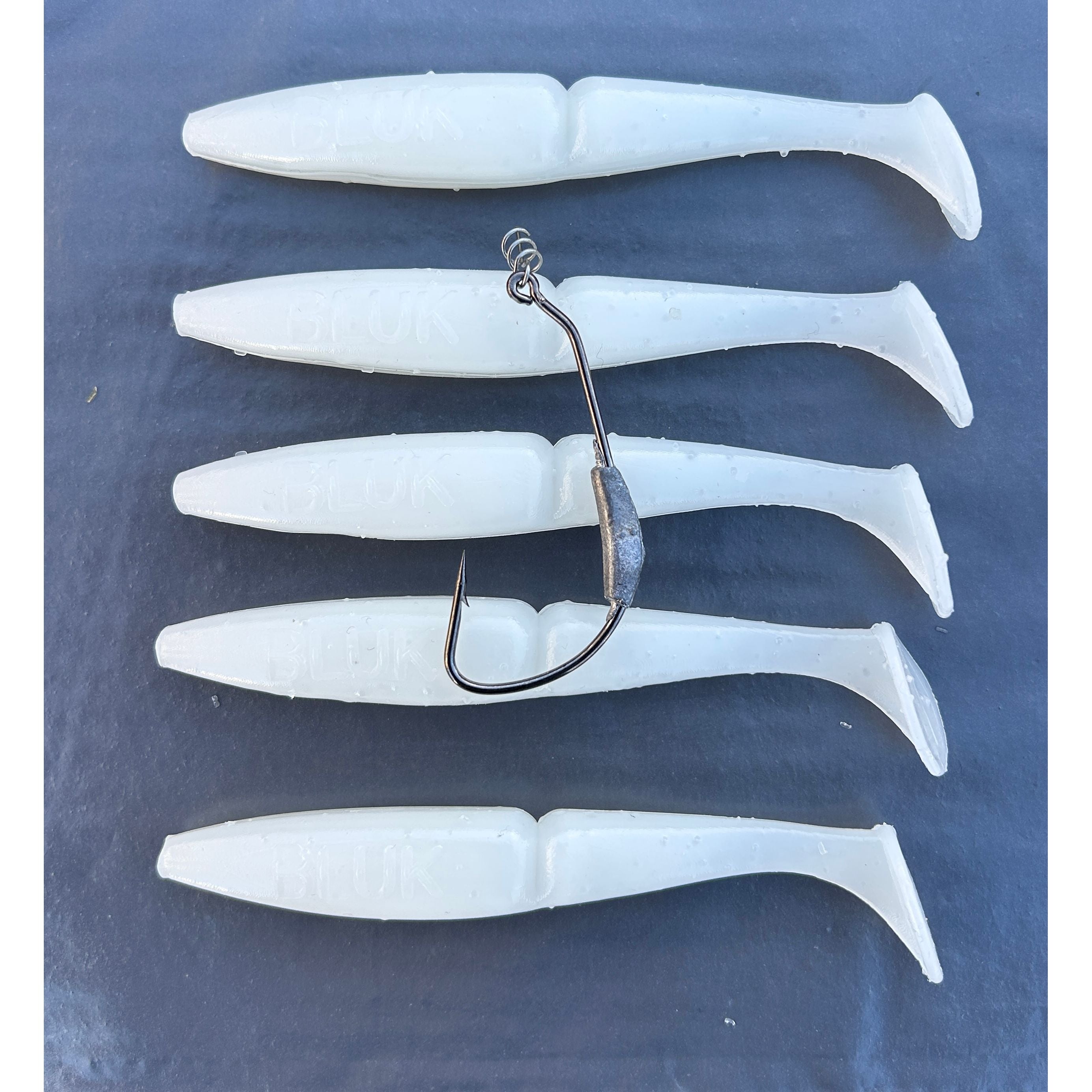 4” Handmade Cornish Split Shad Bass Lure Sets (NEW)