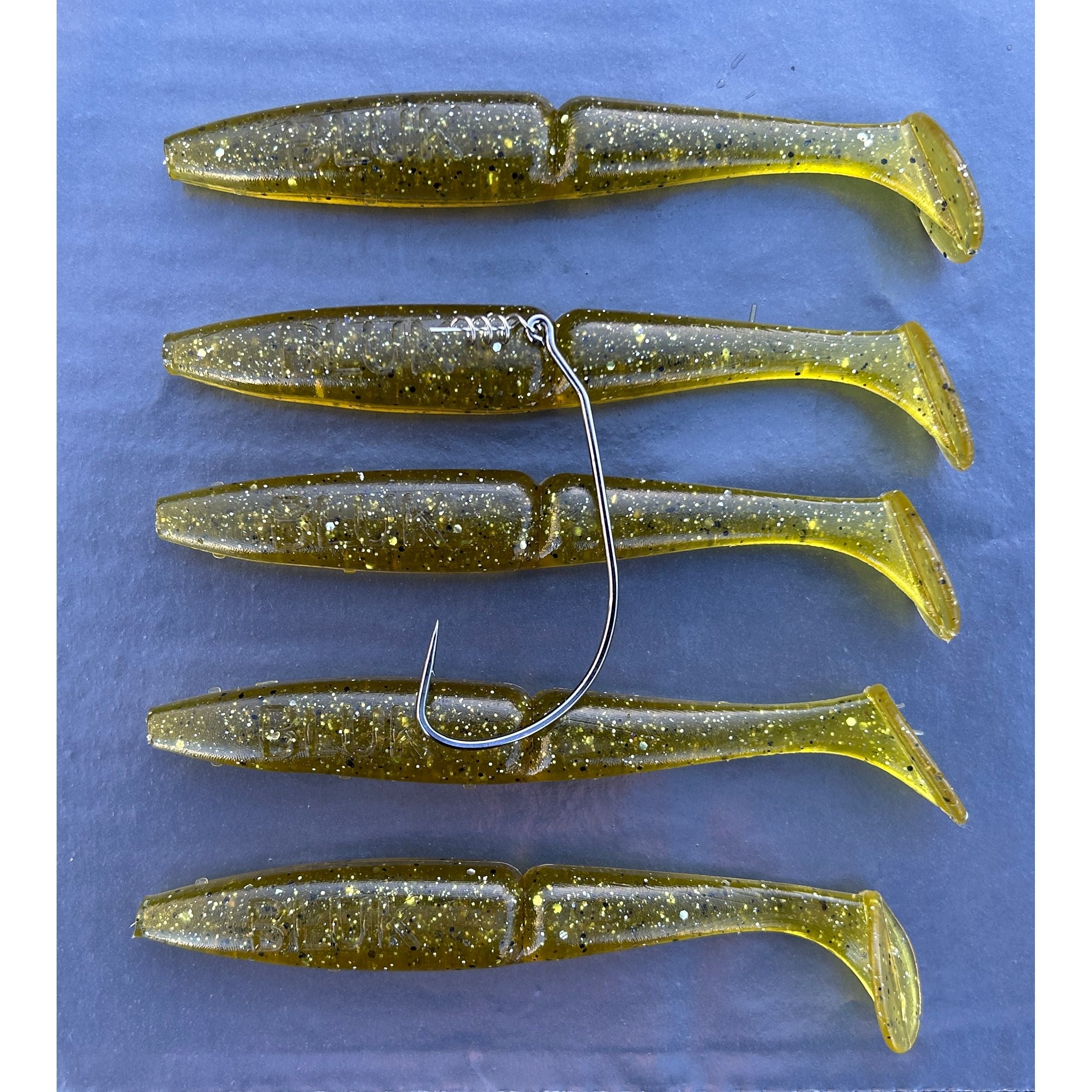 4” Handmade Cornish Split Shad Bass Lure Sets (NEW)