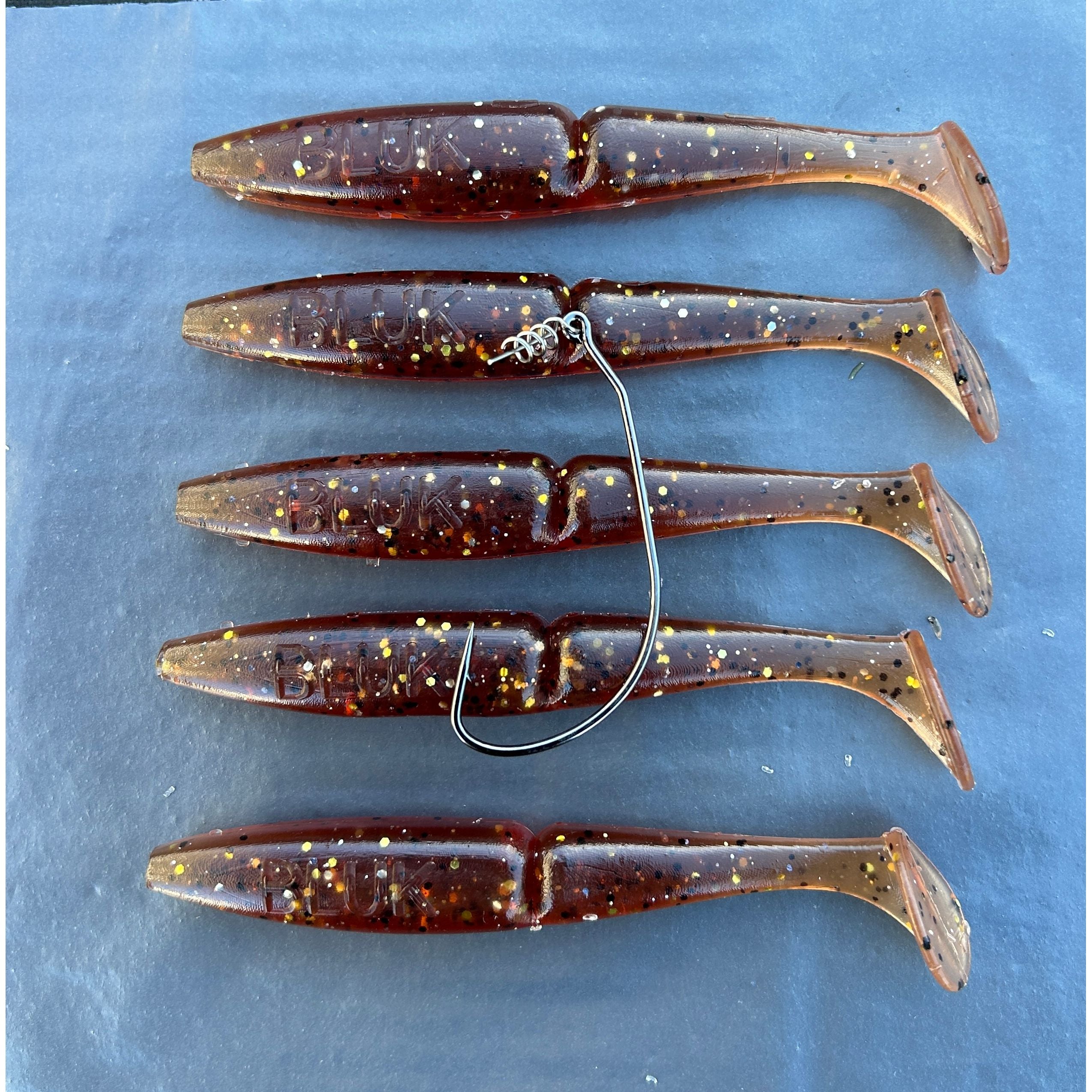 4” Handmade Cornish Split Shad Bass Lure Sets (NEW)