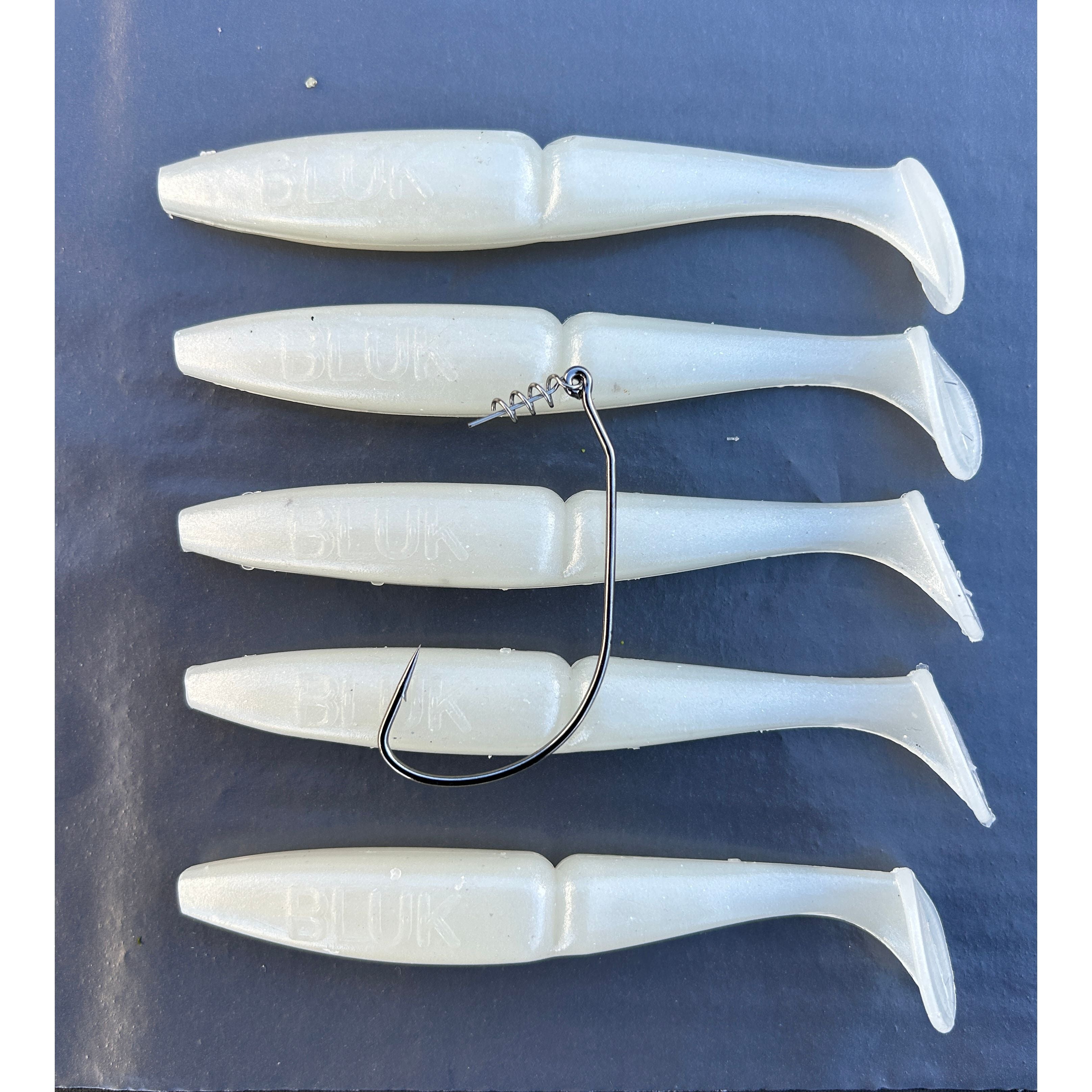 4” Handmade Cornish Split Shad Bass Lure Sets (NEW)