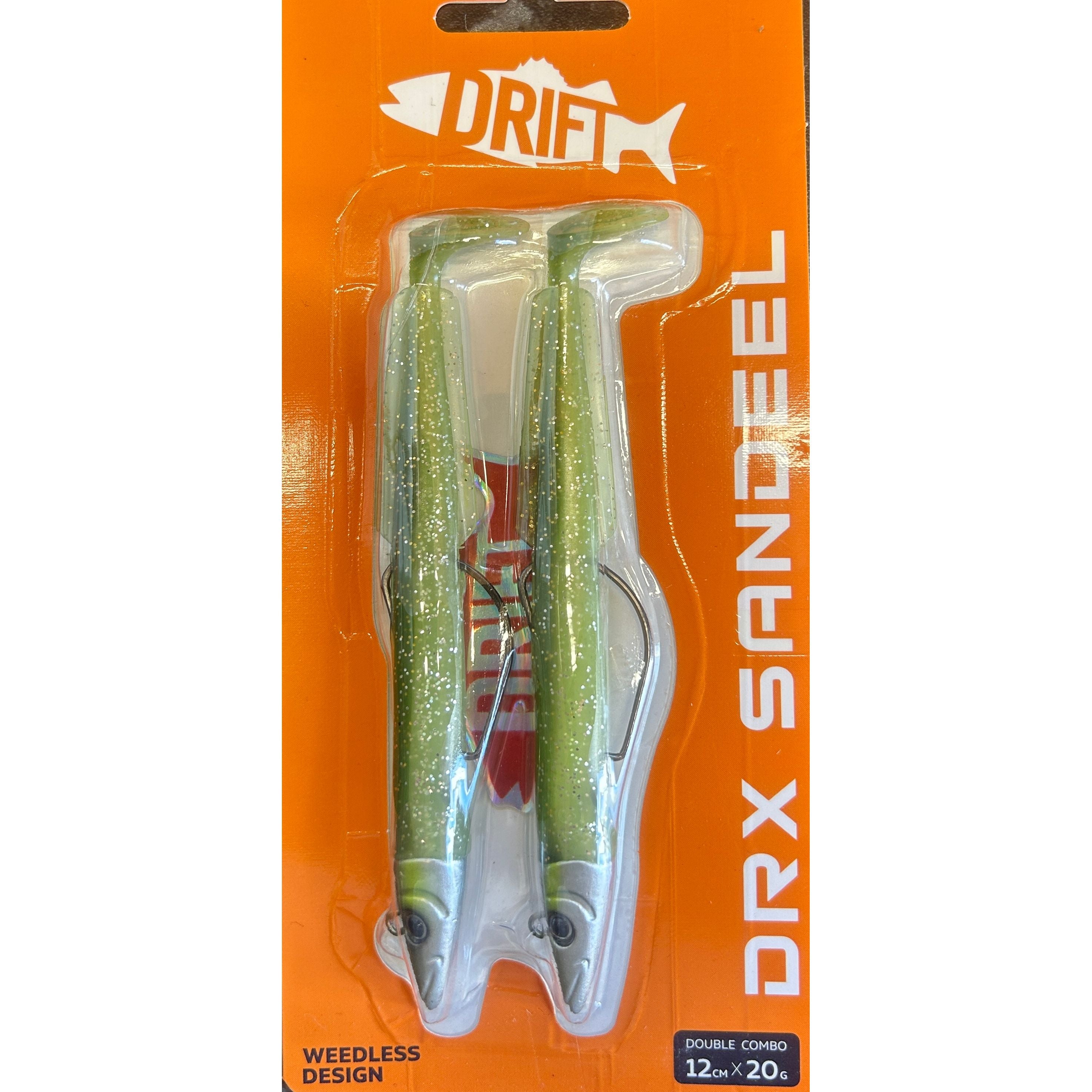 Drift DRX Weedless Sandeel Double Combo Bass Lure