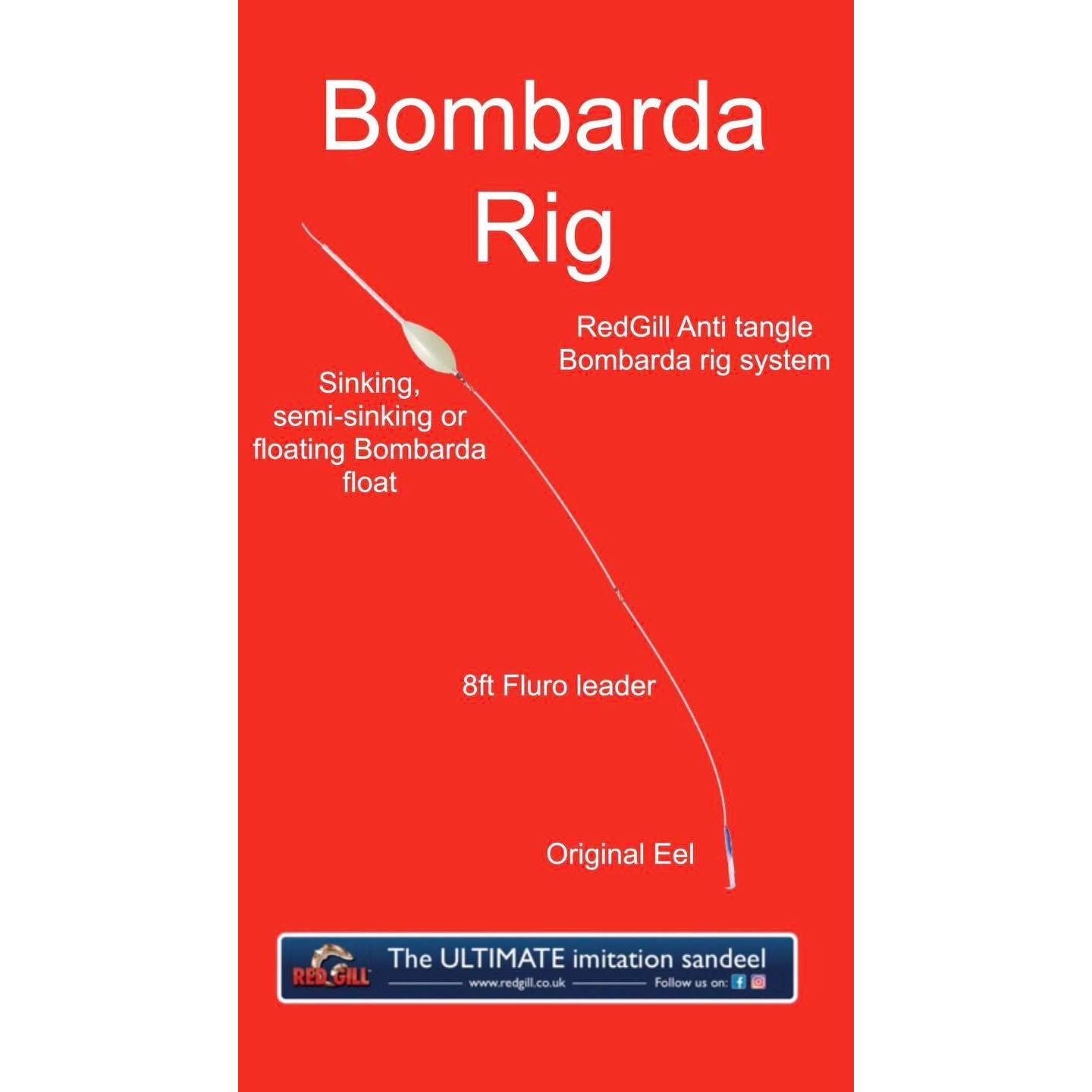 Anti-Tangle Bombarda Saltwater Species Red Gill Fishing Float Systems