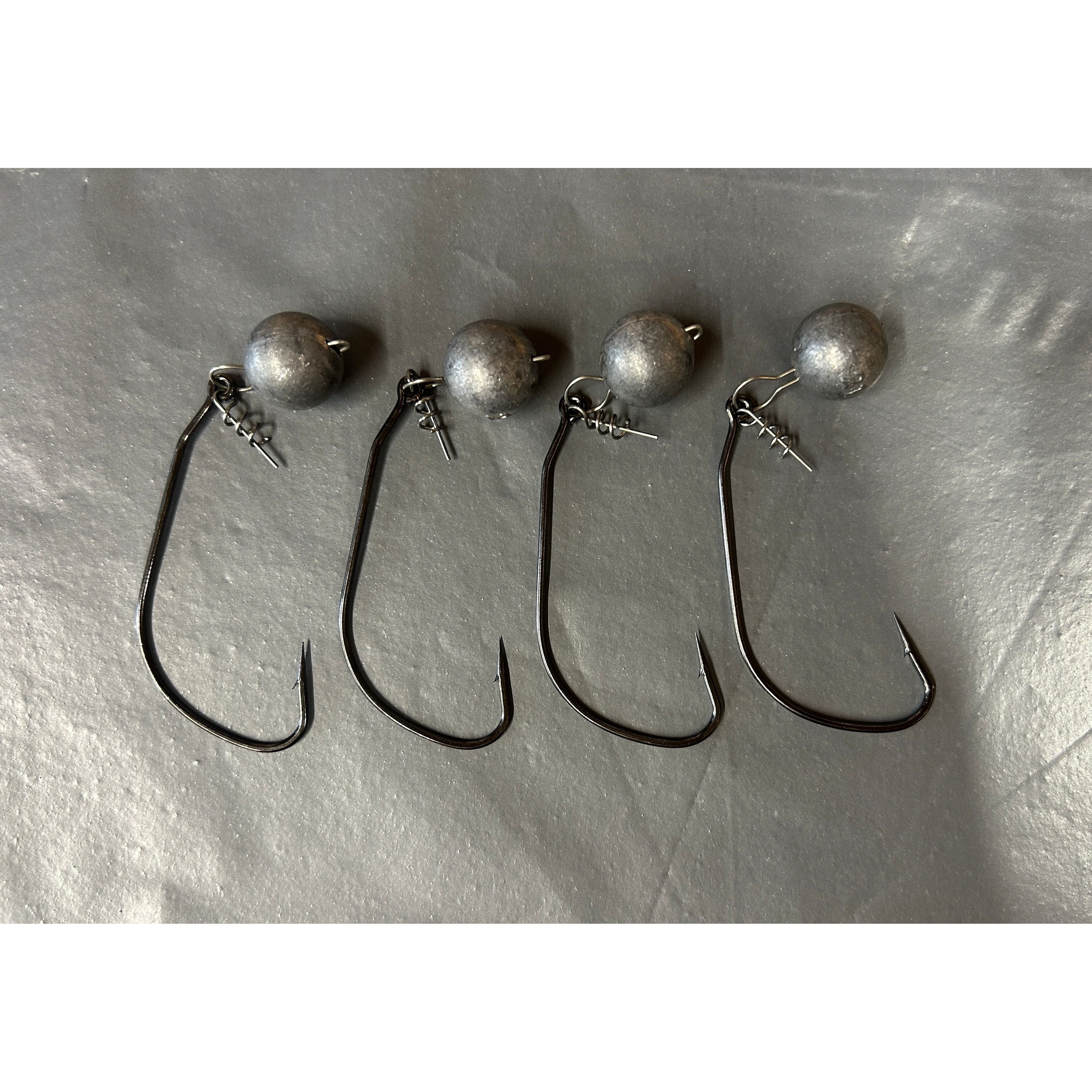 Twist Lock Weedless Bass Hooks - Bass Lures UK