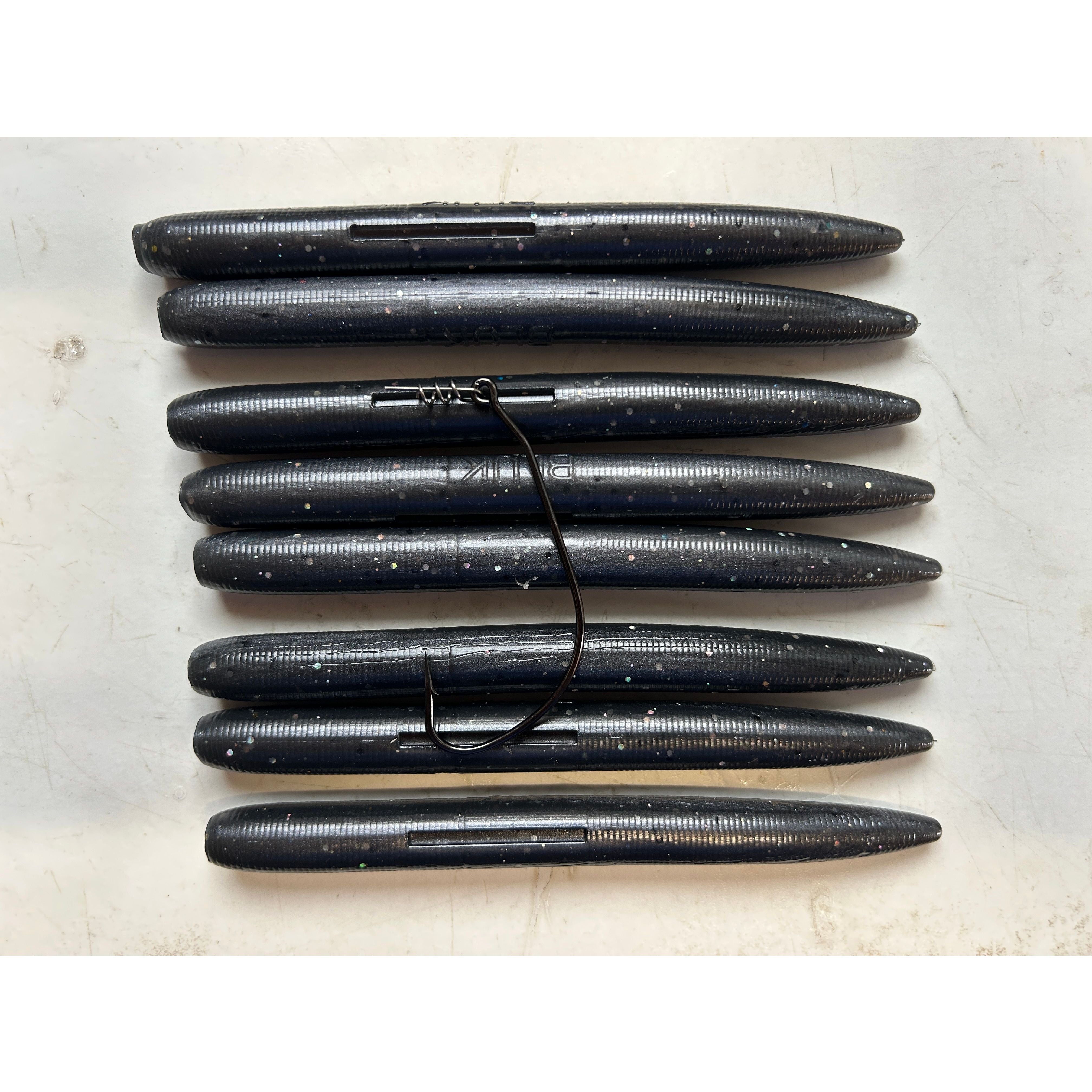5” Handmade Cornish Worm Bass Lure Sets