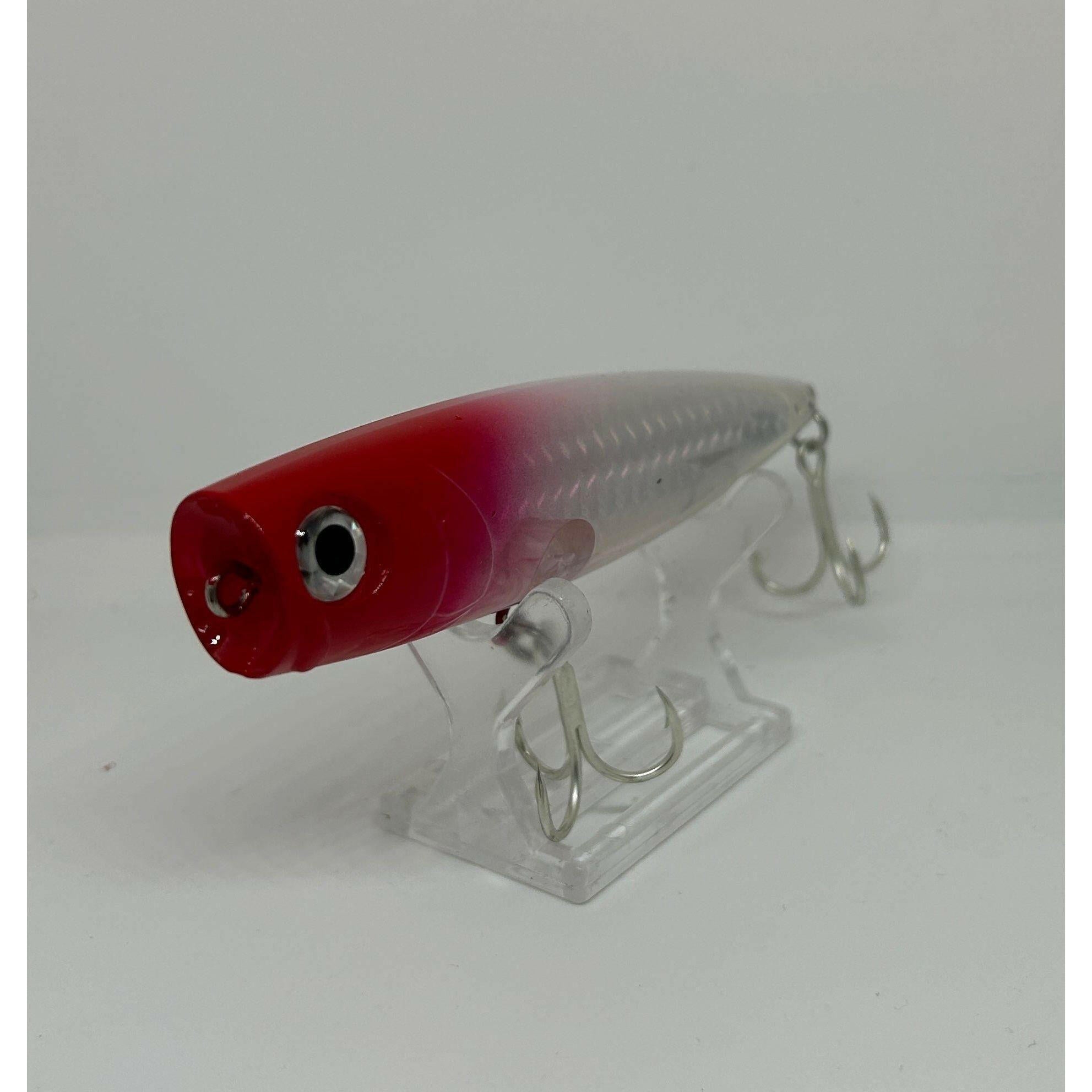 Small 3D Prism Surface Popper Topwater Bass Lure 105mm 23g - Bass Lures UK