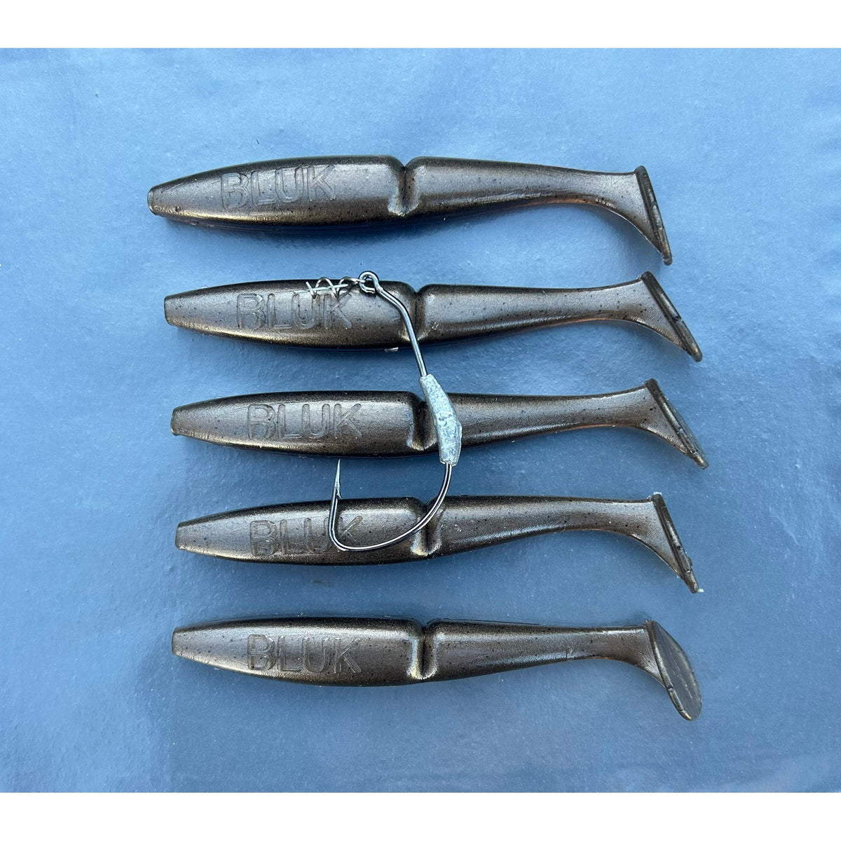 4” Handmade Cornish Split Shad Bass Lure Sets (The Locals Lure)