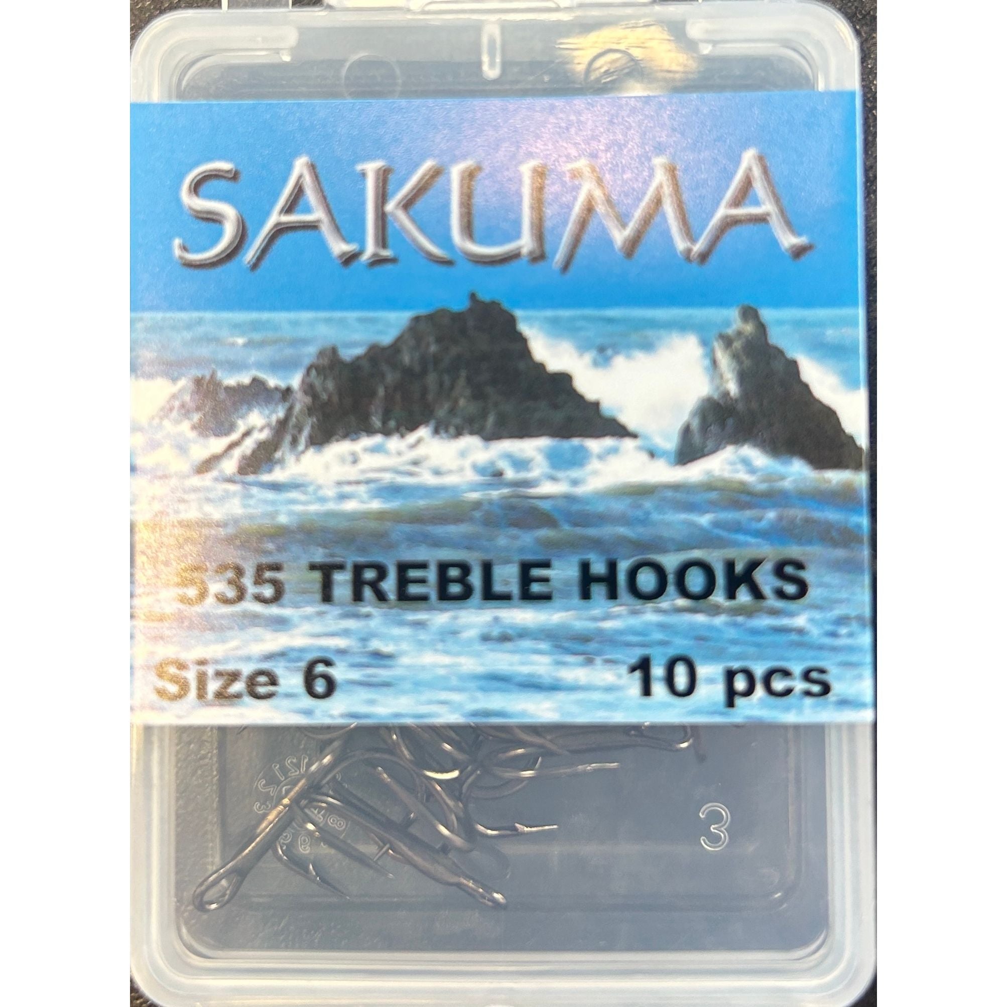 Replacement Treble Hooks for Bass Lures (Pack of 5)