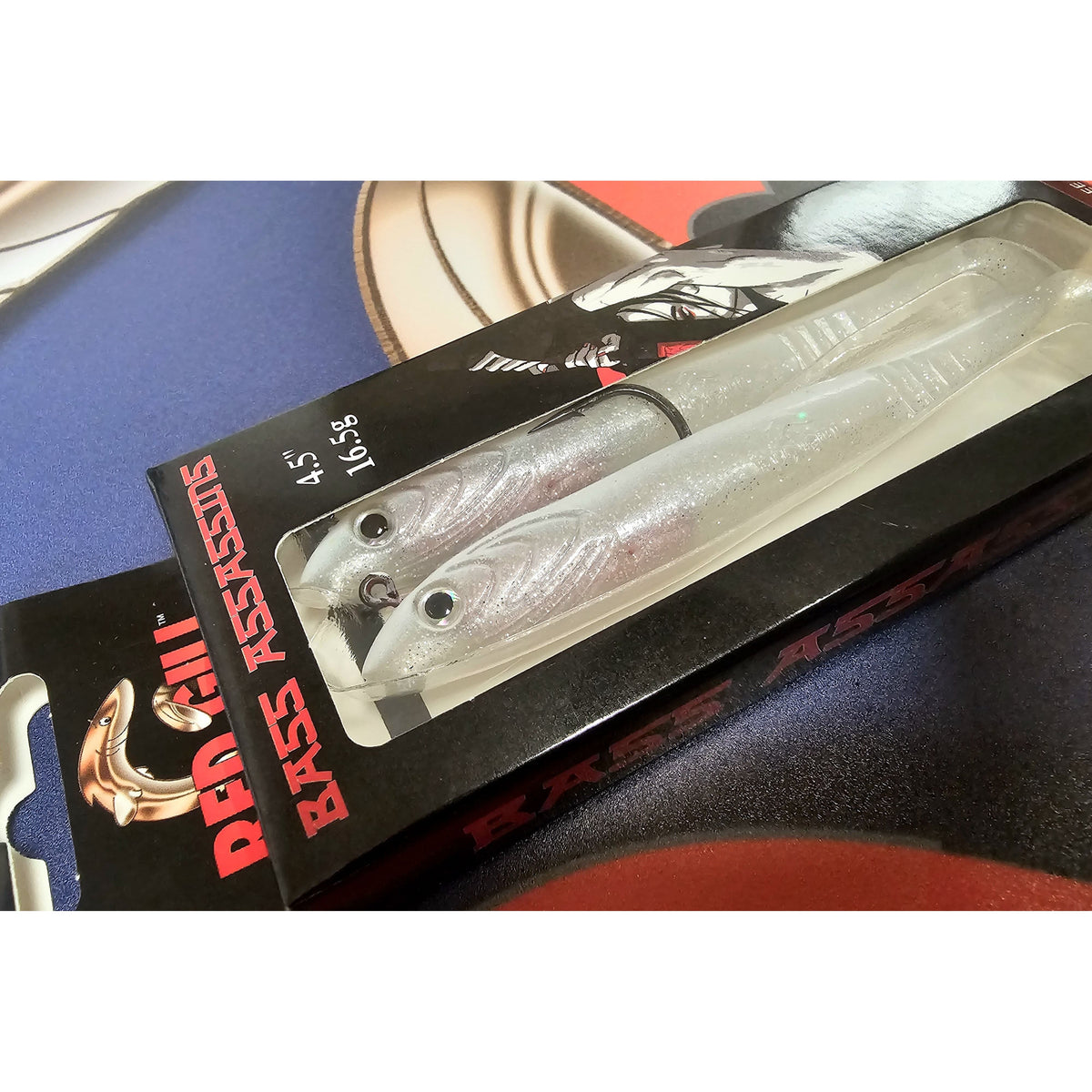 Red Gill Bass Assassins Combo Lure Pack 4.5” 16.5g