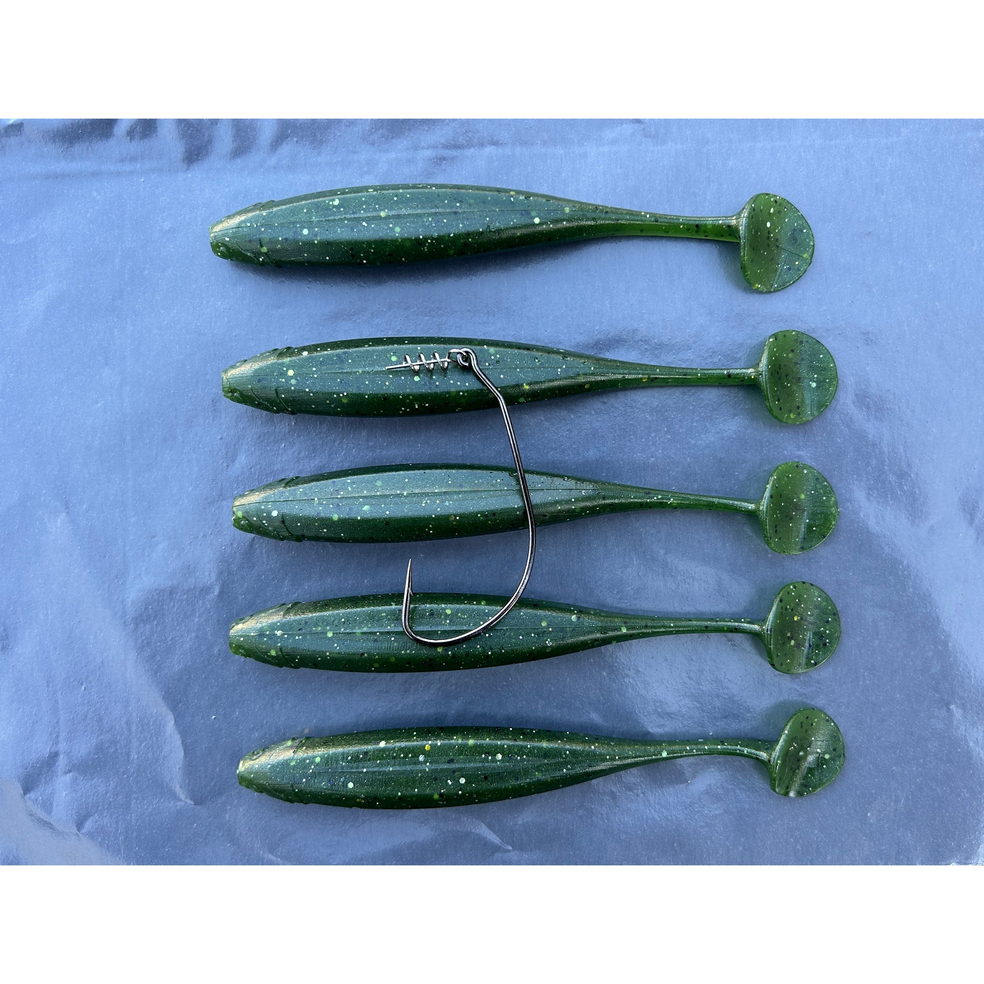 4.5” Handmade Cornish Shads Bass Lure Sets