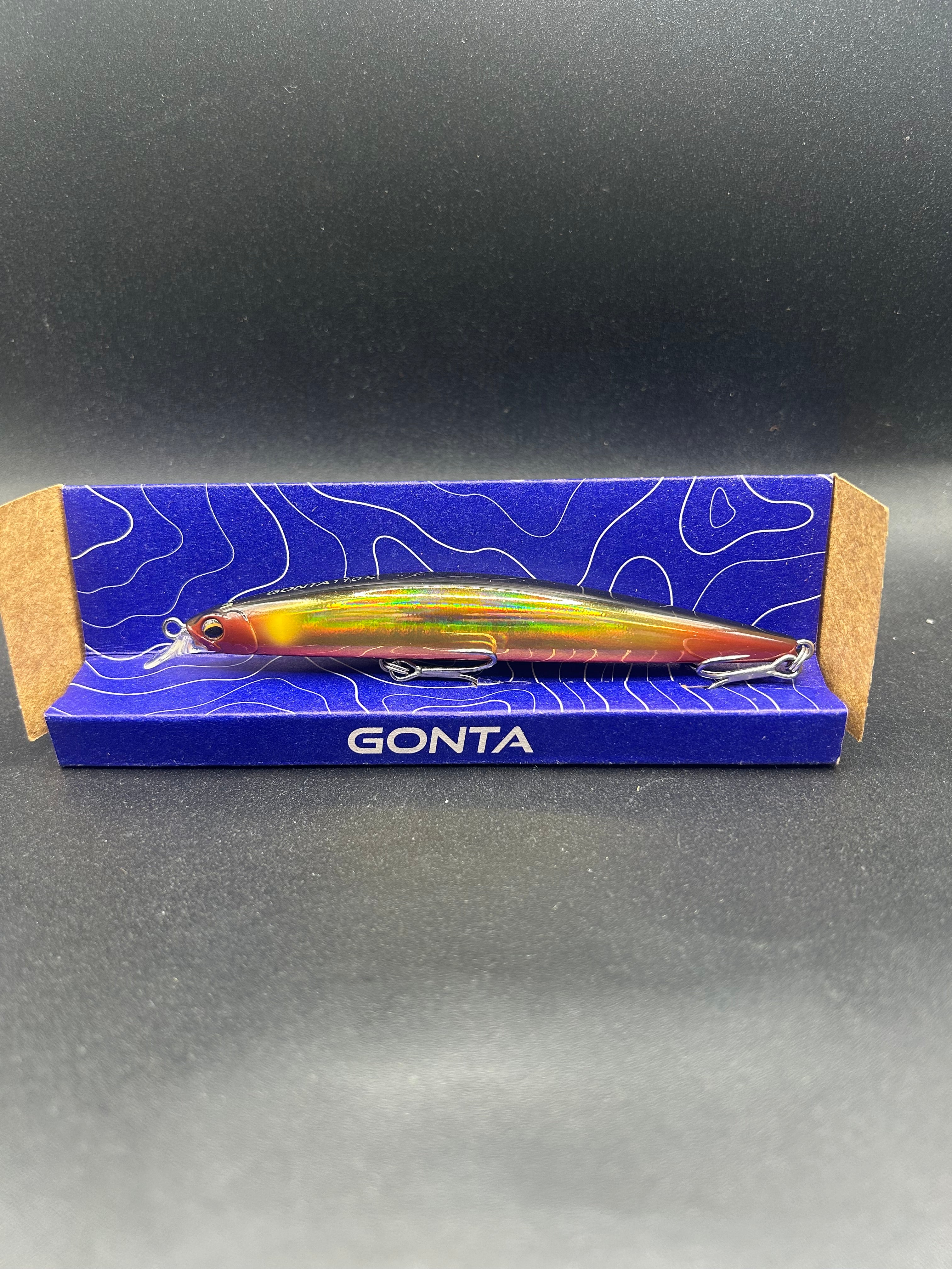 Medium Mustad Gonta Shallow Diving Minnow 110mm Floating & Sinking