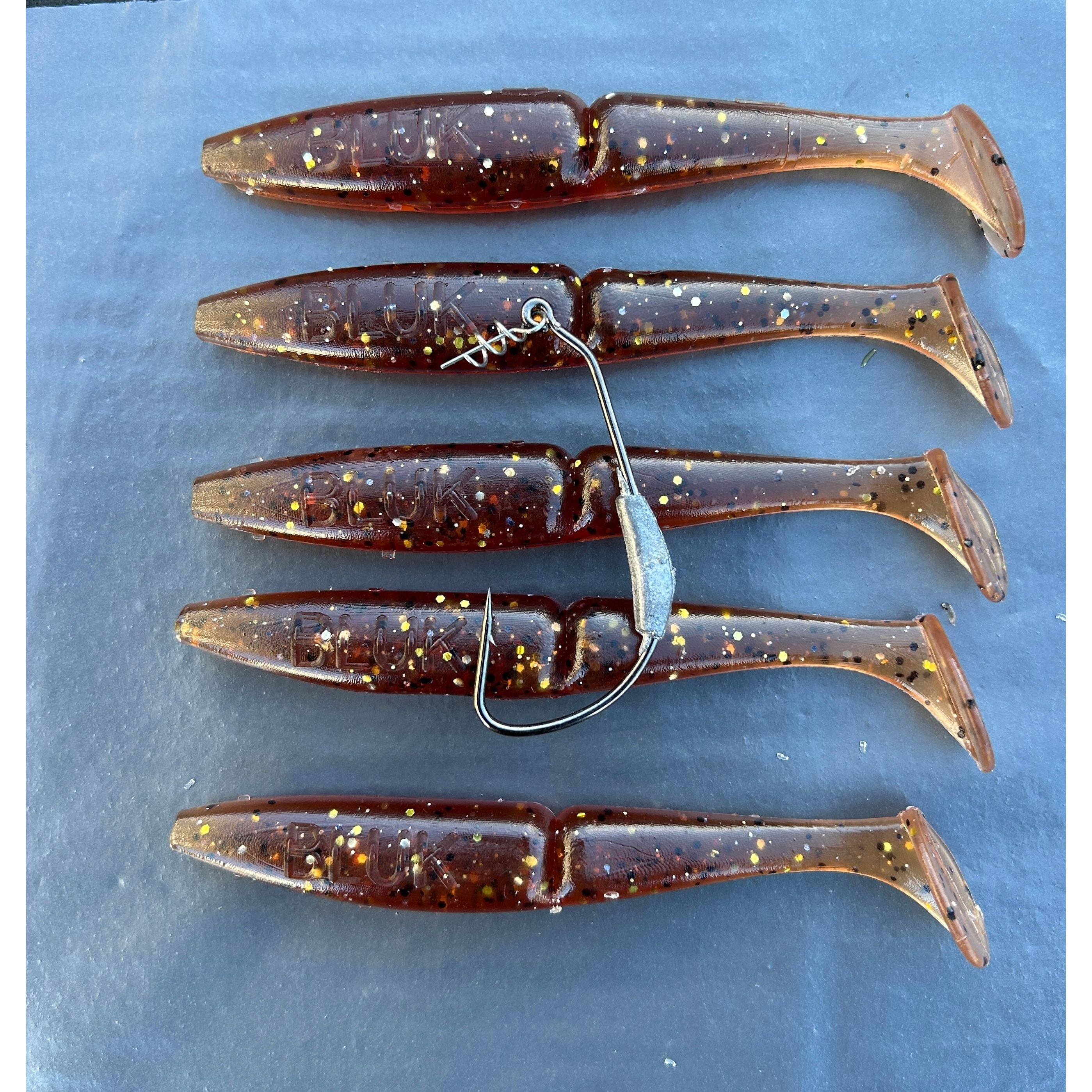 4” Handmade Cornish Split Shad Bass Lure Sets (NEW)