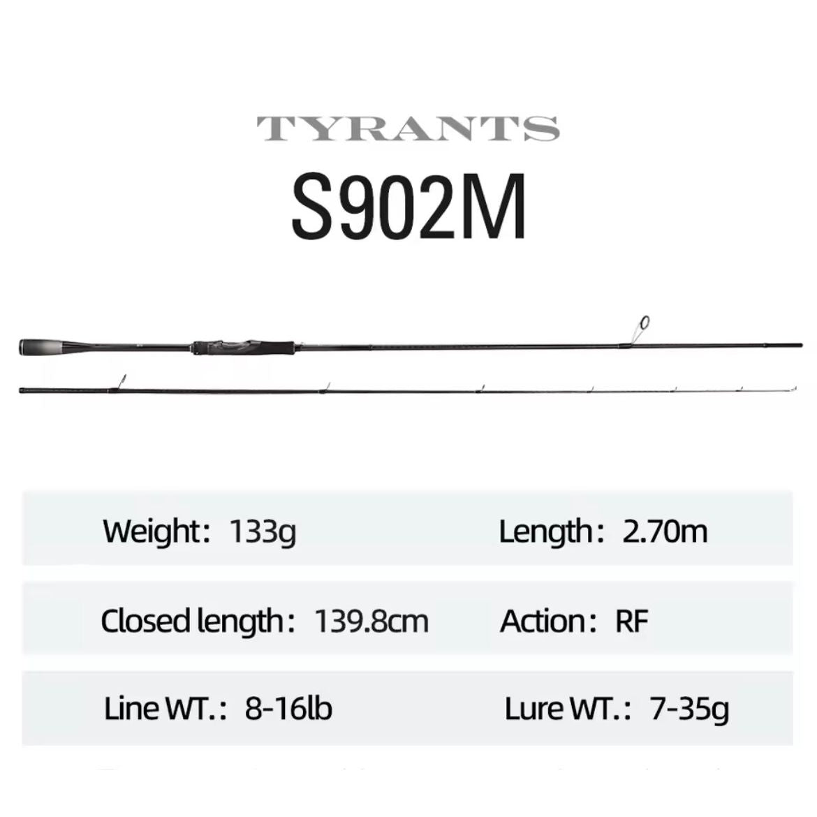 Tyrants Bass Rod Range