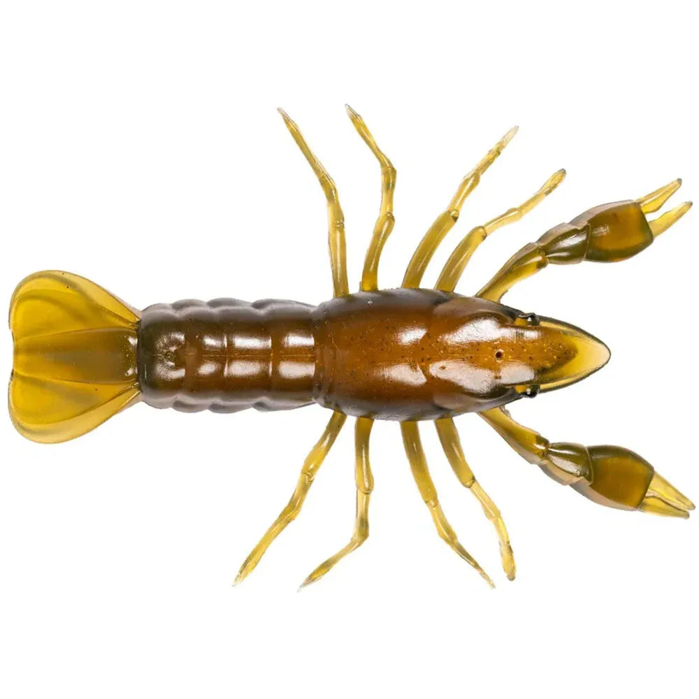 Live Target Crawfish Soft Plastic Bass Lure Packs (inc 1 hook)