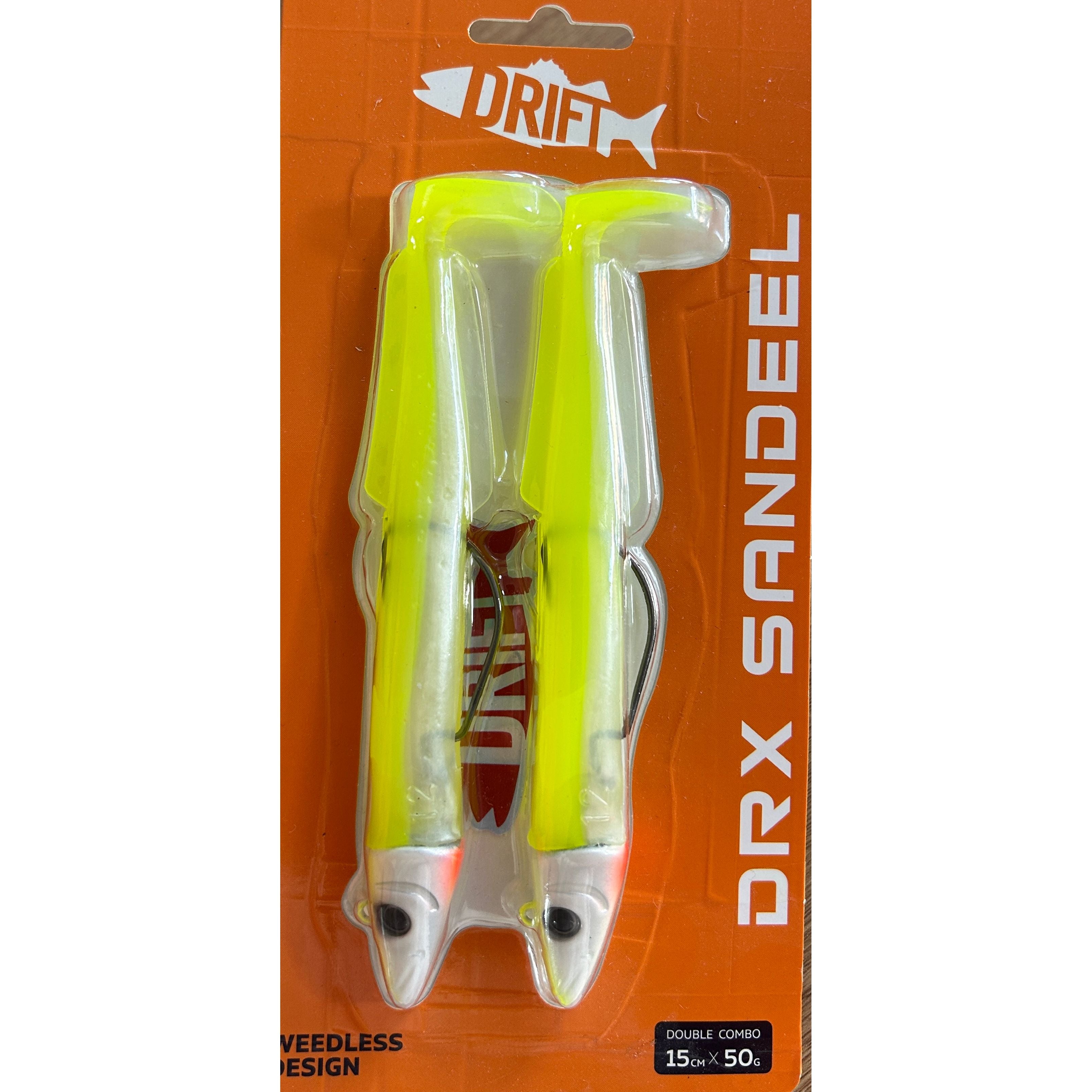 Drift DRX Weedless Sandeel Double Combo Bass Lure