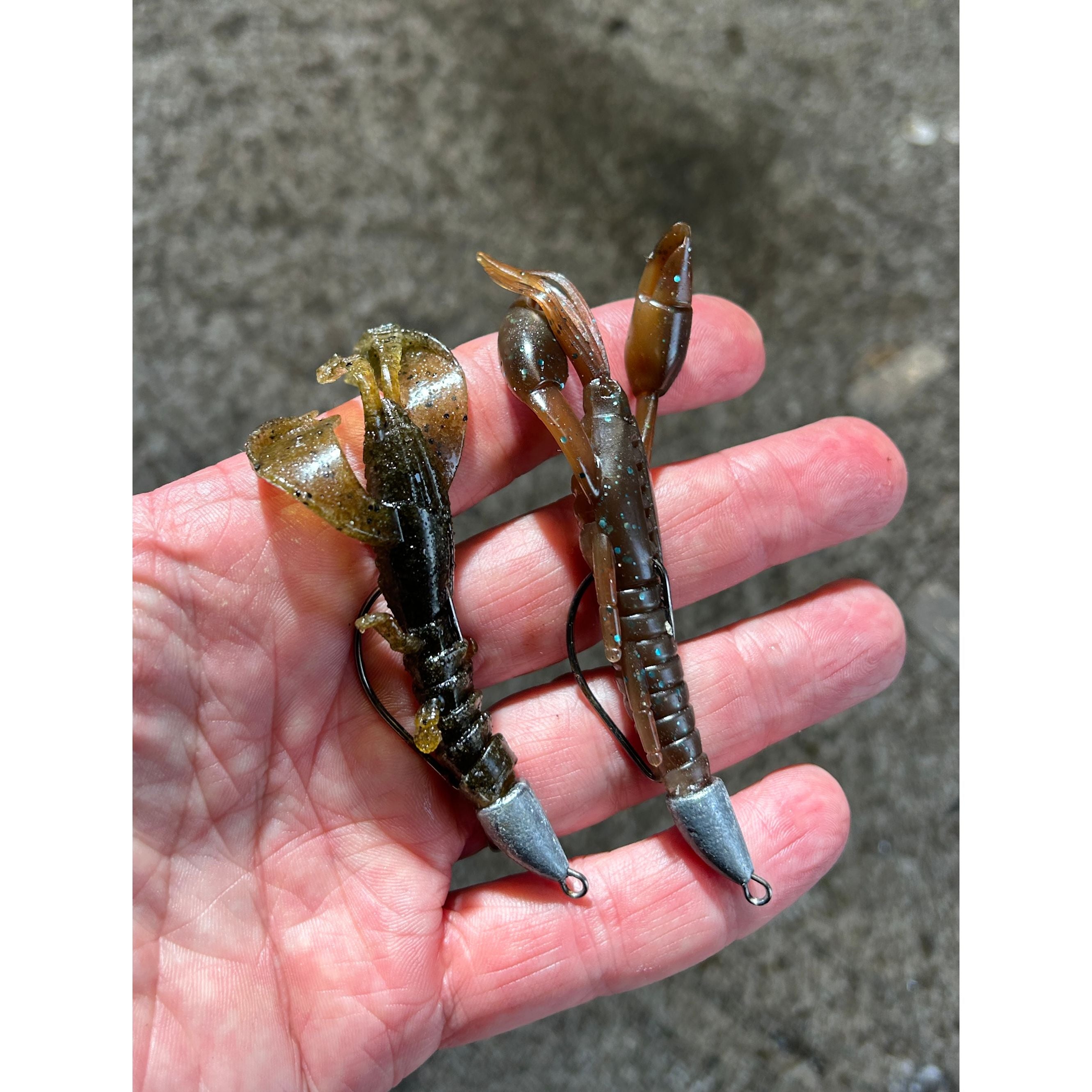 Small Creature Bait Weighted Bass Lures