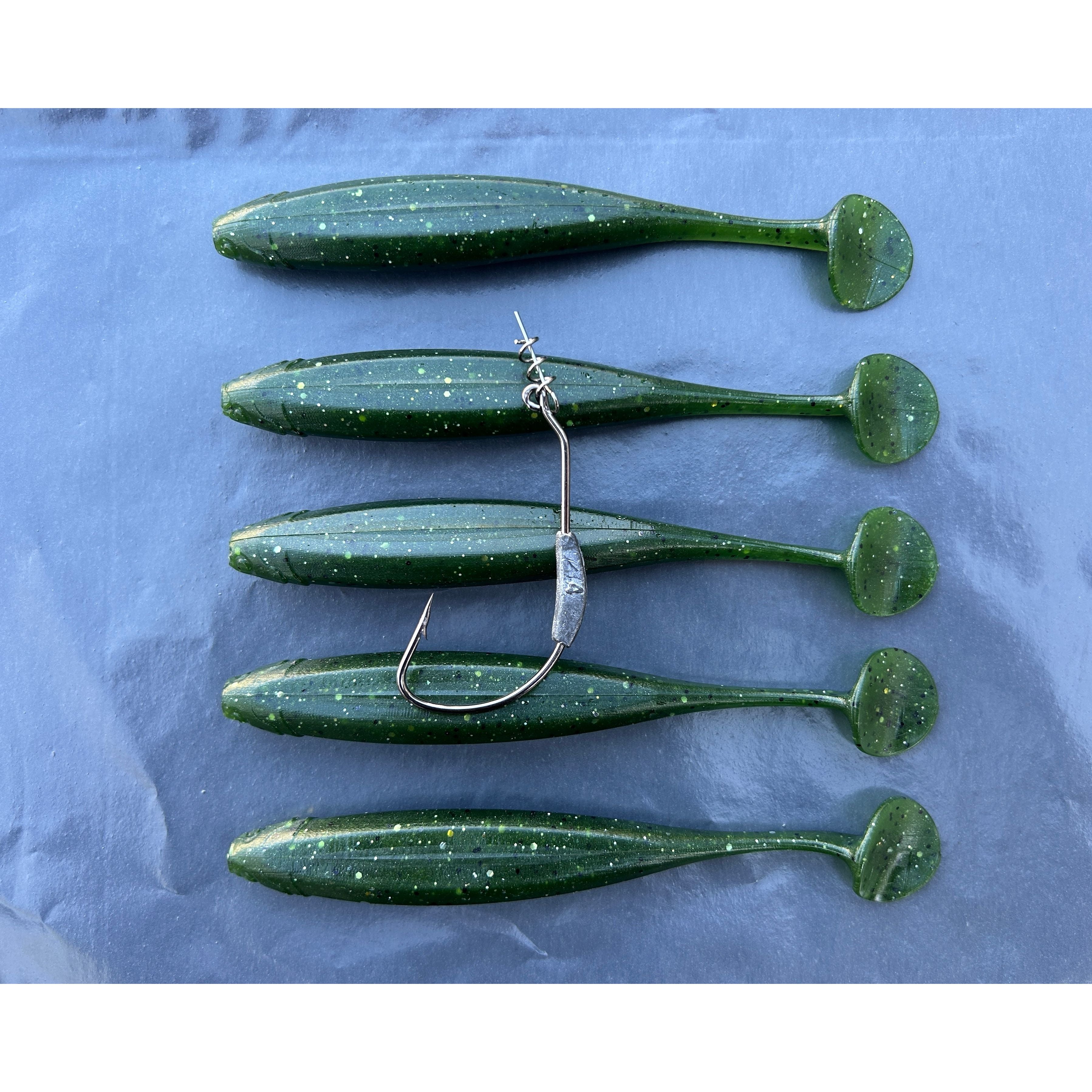 4.5” Handmade Cornish Shads Bass Lure Sets