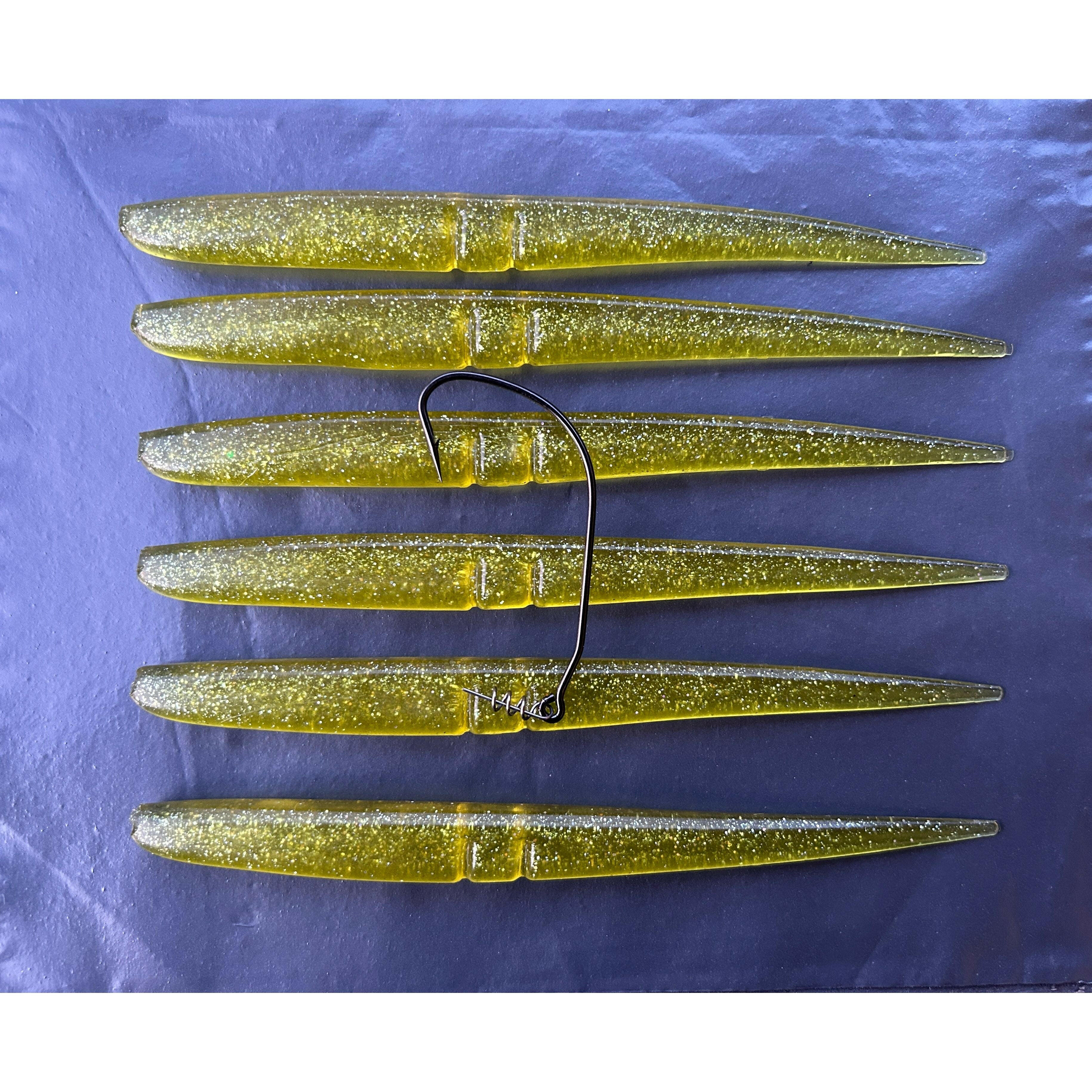 6” Handmade Cornish Slug Bass Lure Sets
