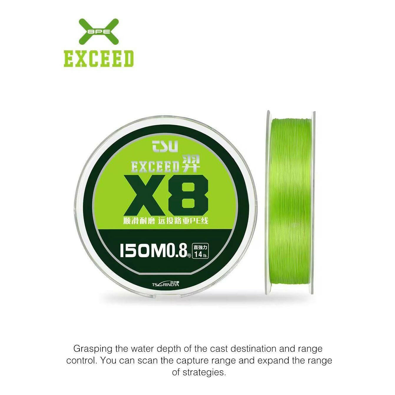 Fishing Braid Ultra Strength & Ultra Smooth 8 Braid PE Fishing Line - Bass Lures UK