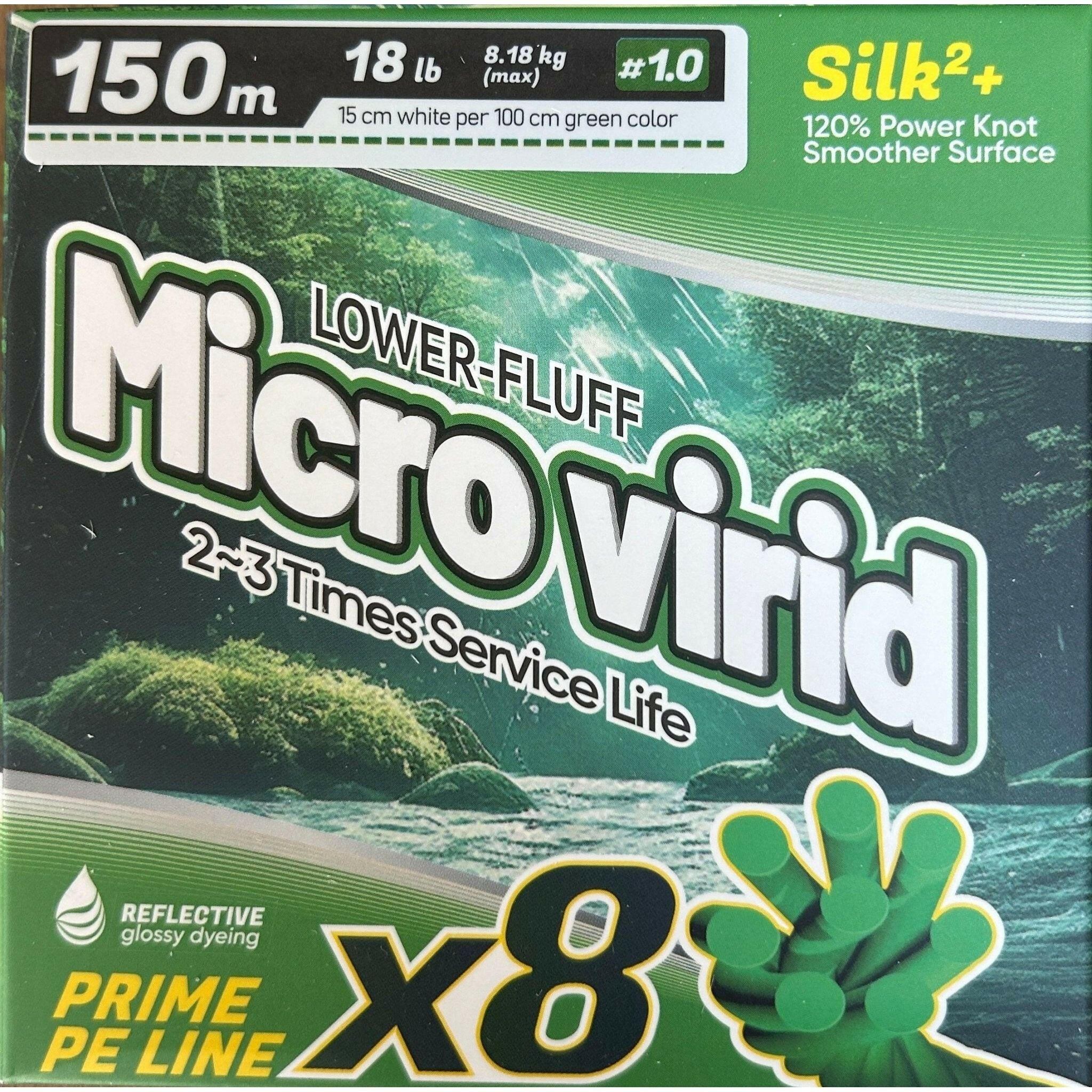 Fishing Braid Ultra Strength & Ultra Smooth x8 PE Blue & Green Fishing Line - Bass Lures UK